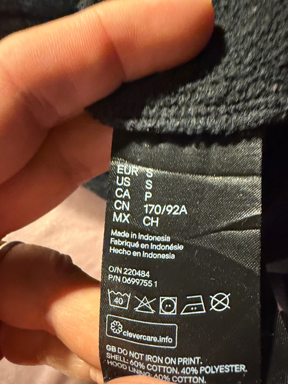 H&M NASA Meatball Logo Graphic Hoodie – Size Small