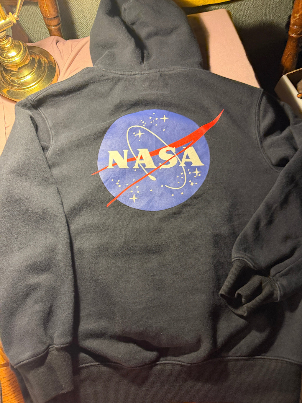 H&M NASA Meatball Logo Graphic Hoodie – Size Small