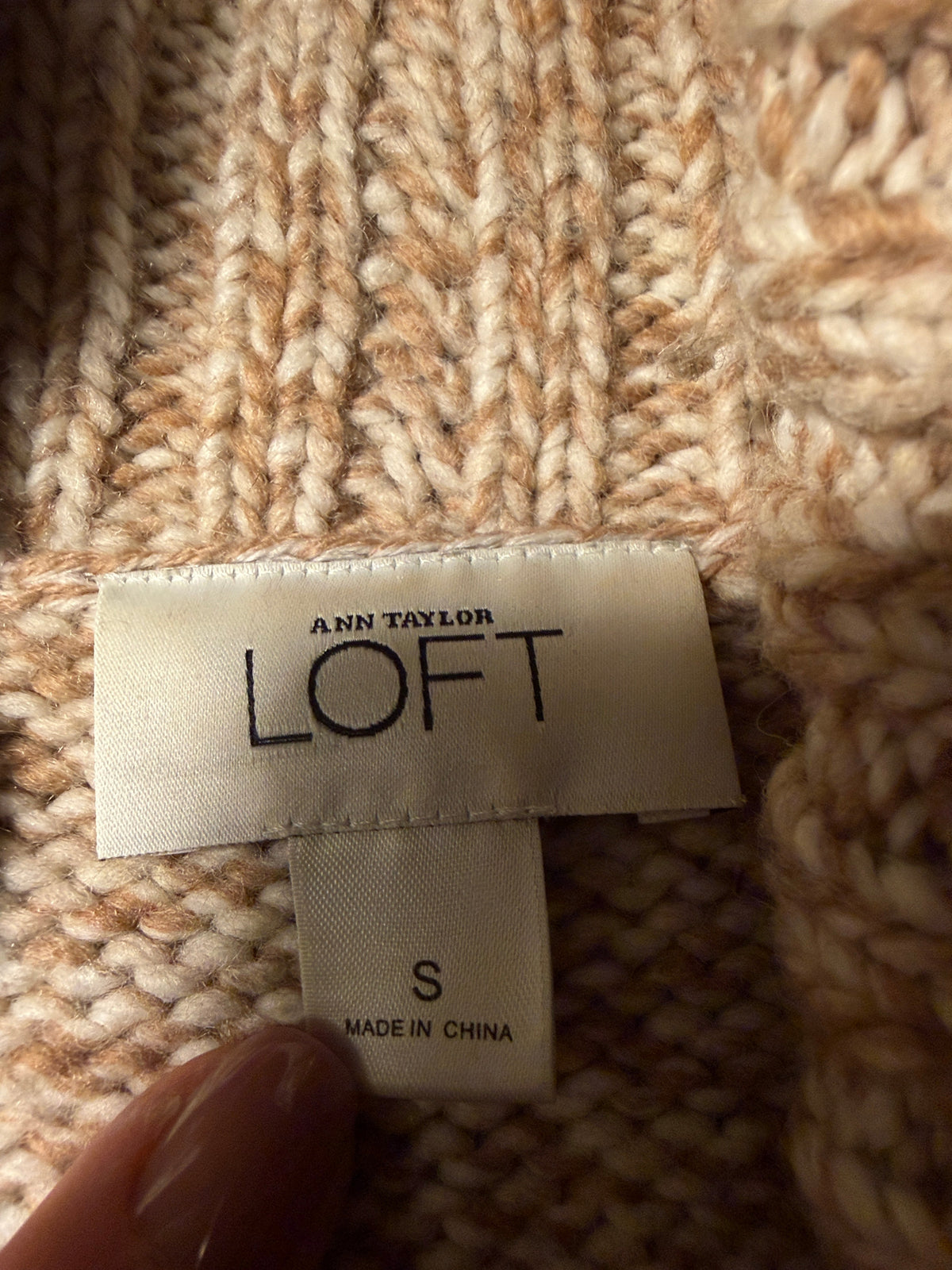 LOFT Ann Taylor Shawl Collar Button Cardigan – Size Small