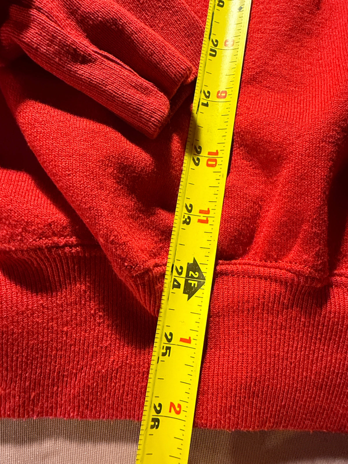 Vintage Sunbelt Sportswear Red Button-Up Cardigan Sweatshirt — One Size
