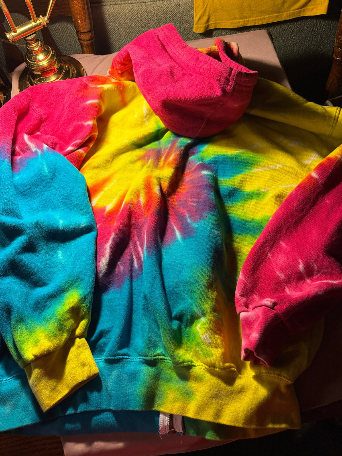 Tarpon Springs Florida Tie-Dye Zip-Up Hoodie – A.J. Apparel X-LARGE