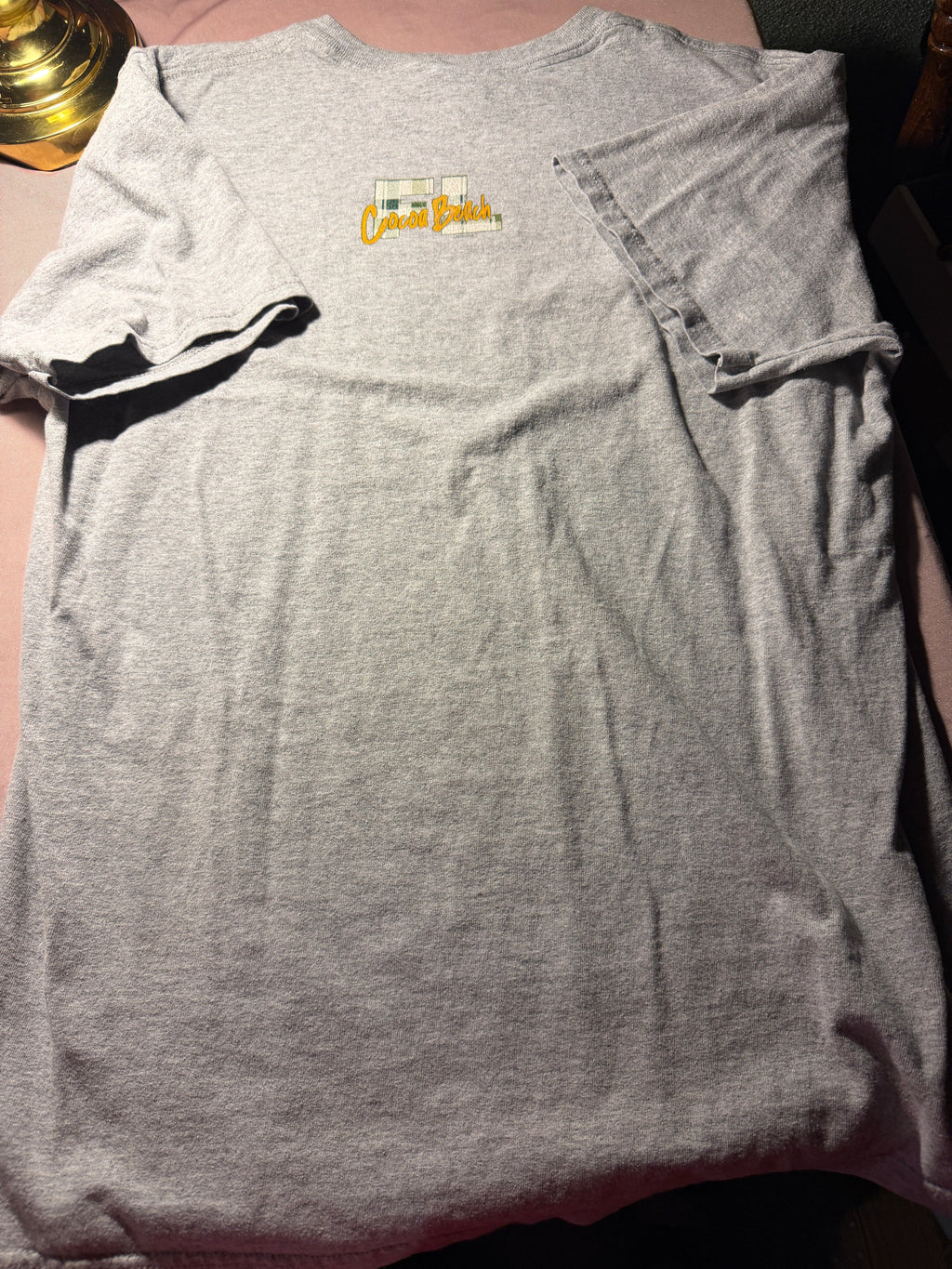 Cocoa Beach FL Vintage Graphic Tee – Fruit of the Loom Heavy Cotton Large