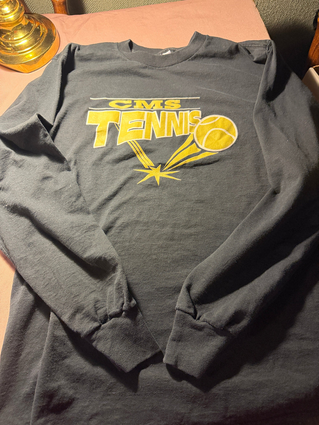 CMS Tennis Graphic Long-Sleeve T-Shirt – Size Medium