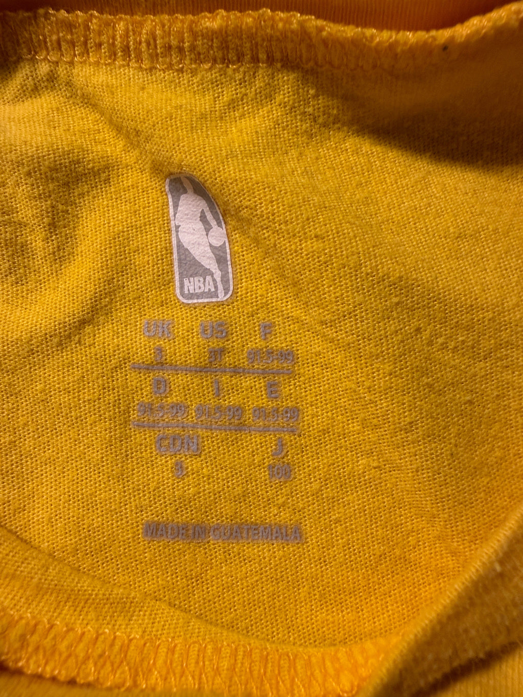 Los Angeles Lakers NBA Kids Graphic T-Shirt – Size 4T