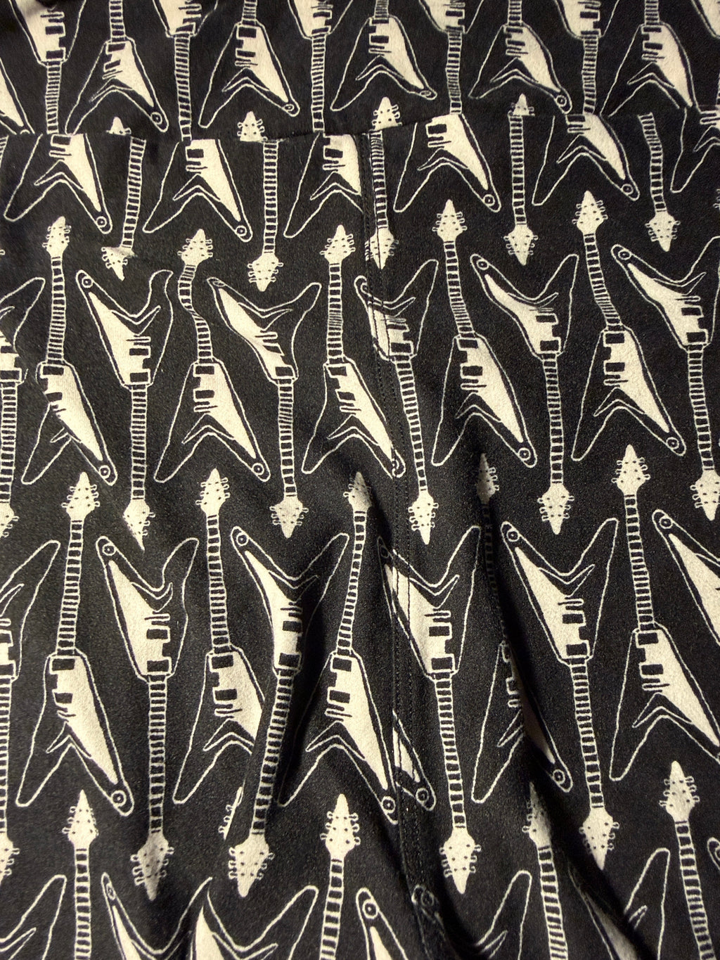 LuLaRoe Electric Guitar Print Leggings TC2