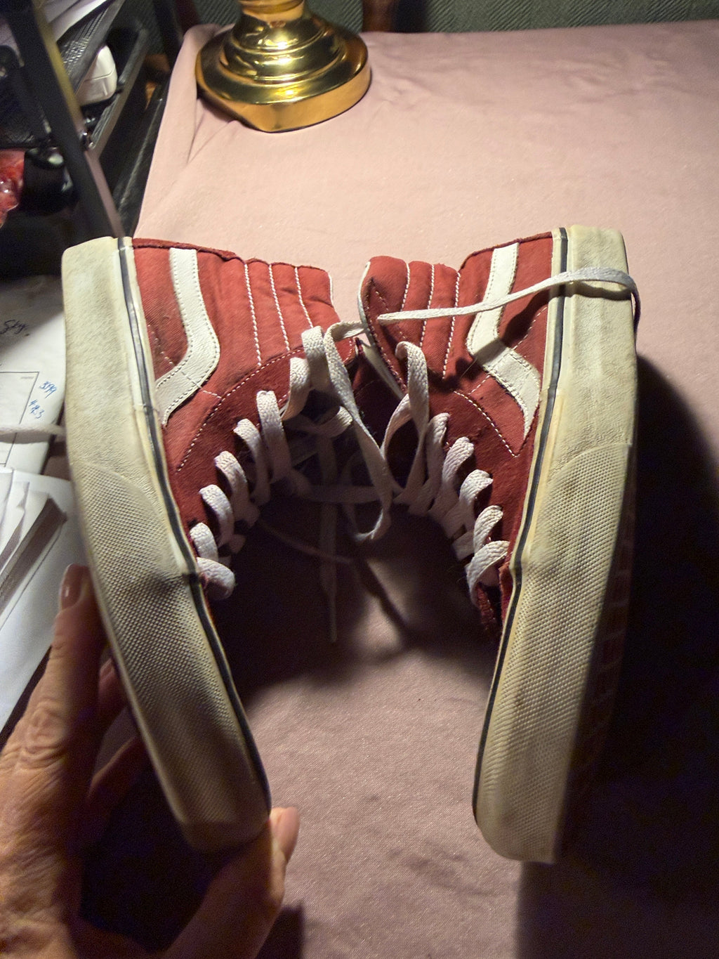 Vans Sk8-Hi High Top Sneakers - Men's 10 / Women's 11.5