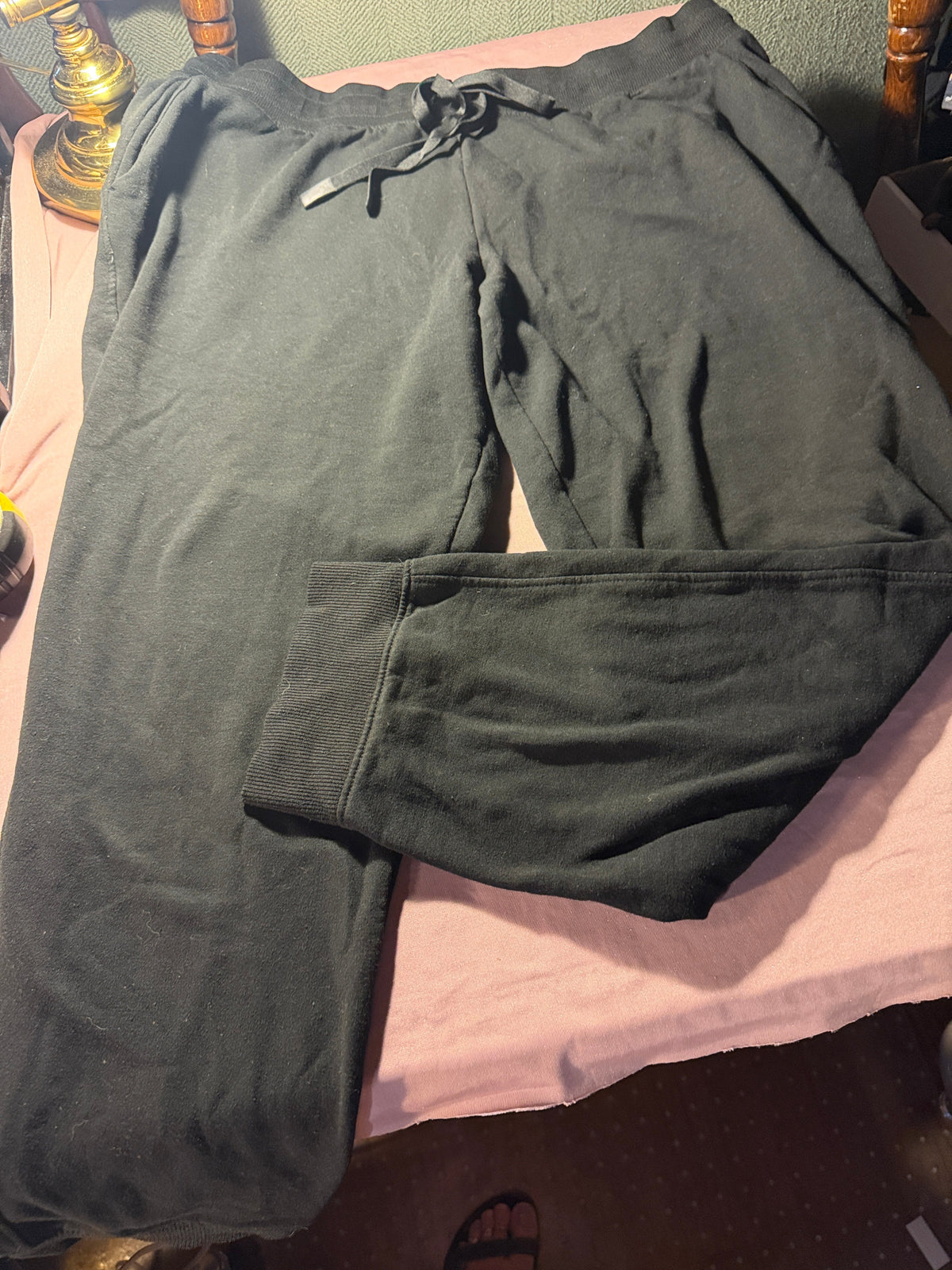 Athletic Works Black Jogger Sweatpants – XL (16-18)