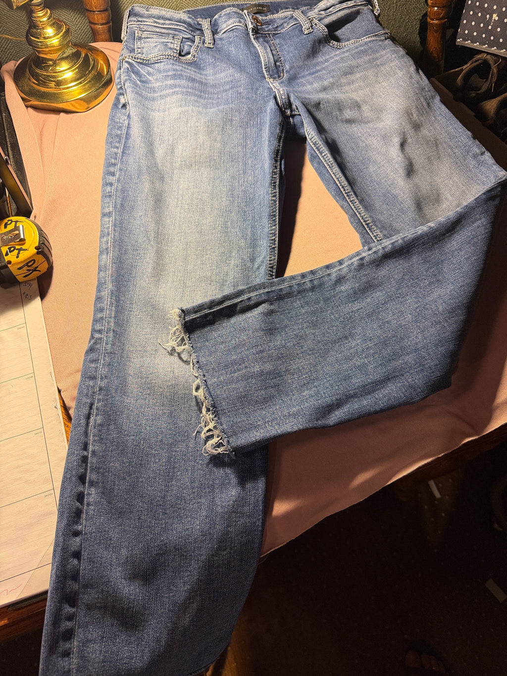 Silver Jeans Co. Distressed Bootcut Jeans