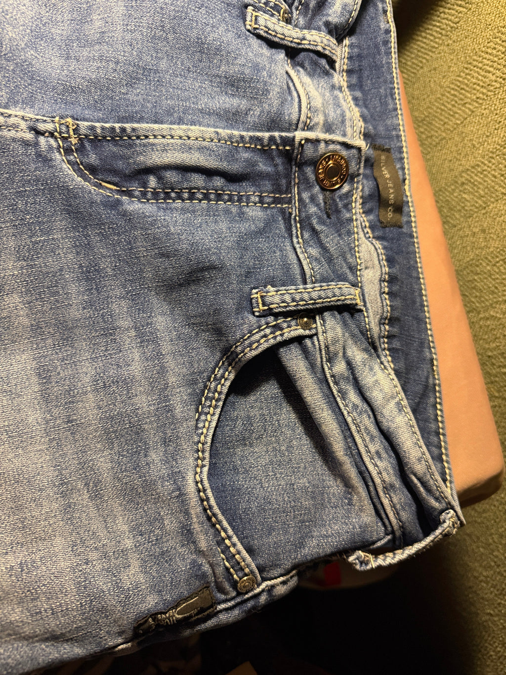 Silver Jeans Co. Distressed Bootcut Jeans