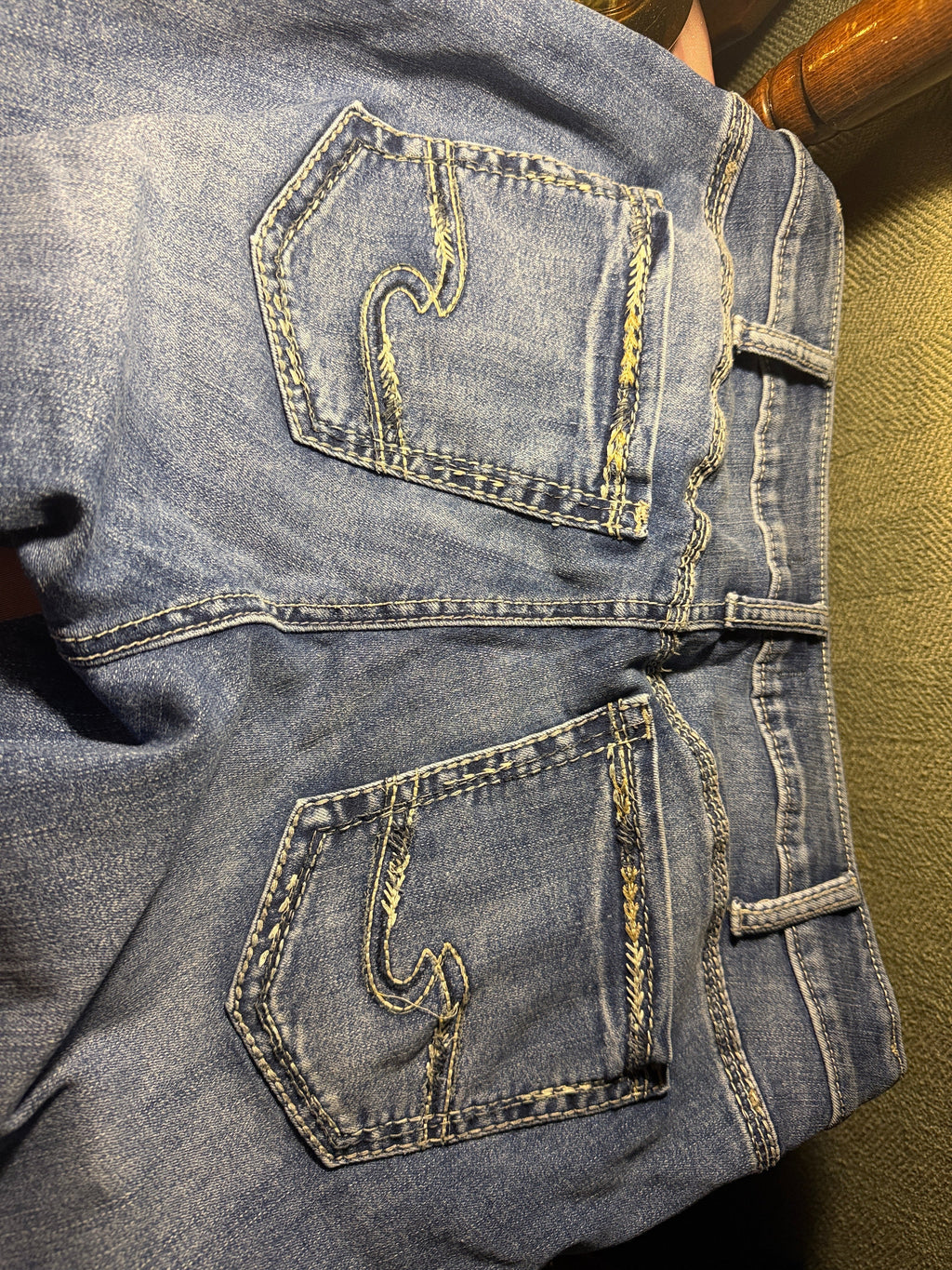 Silver Jeans Co. Distressed Bootcut Jeans