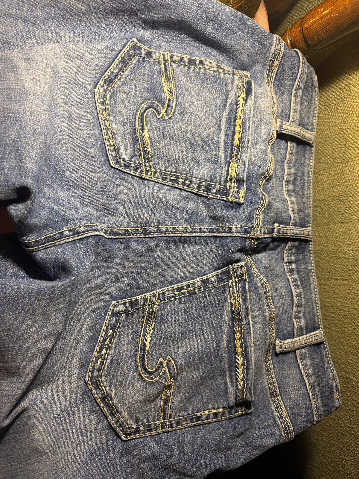 Silver Jeans Co. Distressed Bootcut Jeans