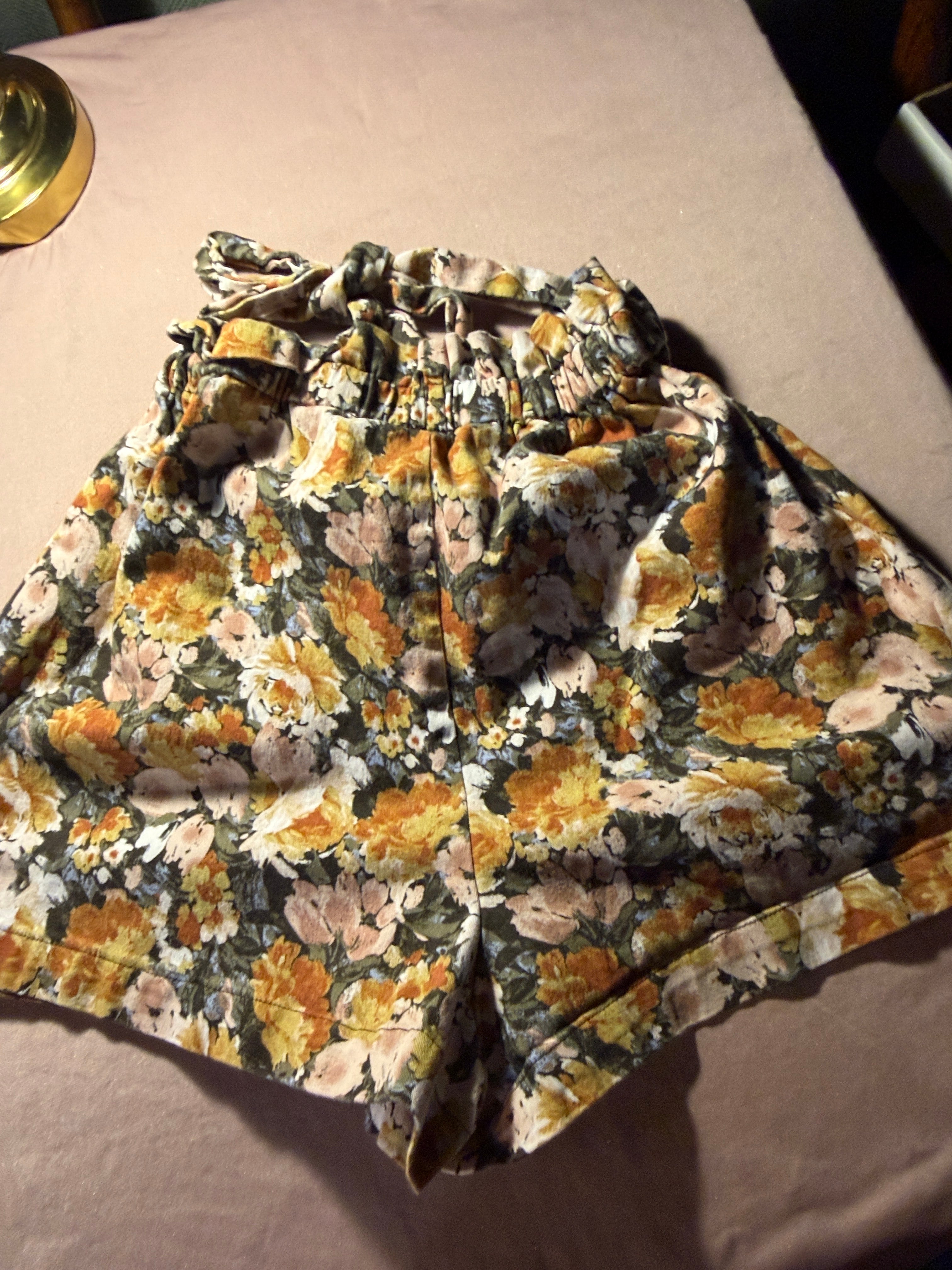 Wild Fable Floral Paper Bag Shorts – Size Small