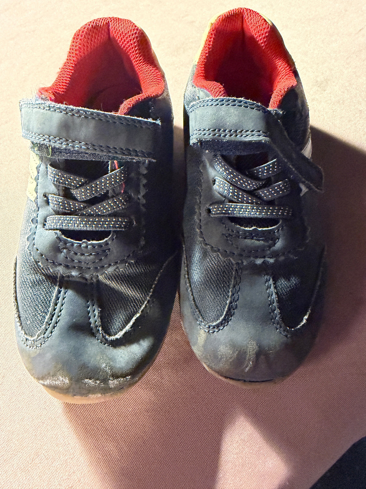 Carter's Bailey Toddler Sneakers – Size 11M Navy/Red