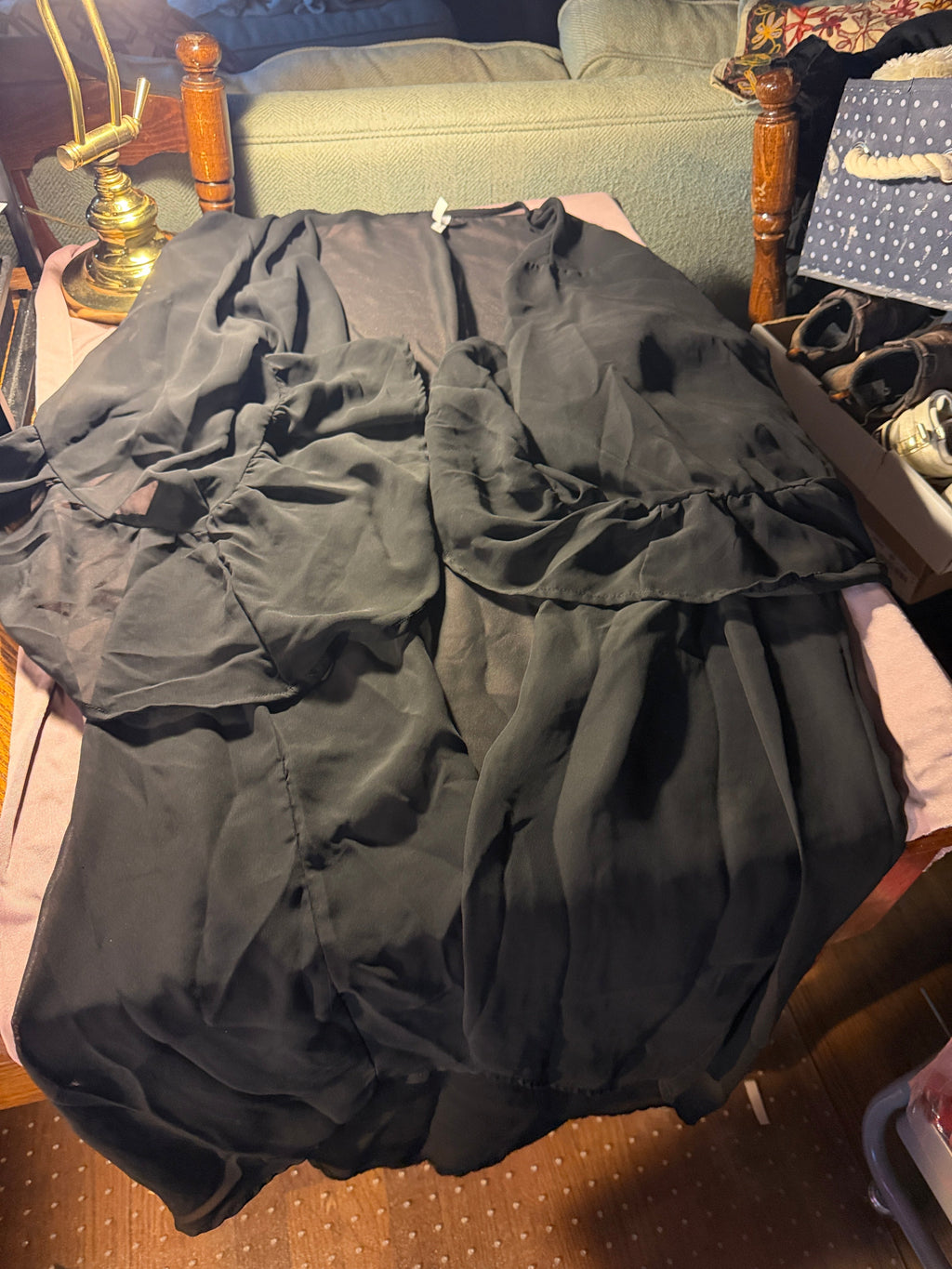 Truth NYC Black Maxi Skirt – XL