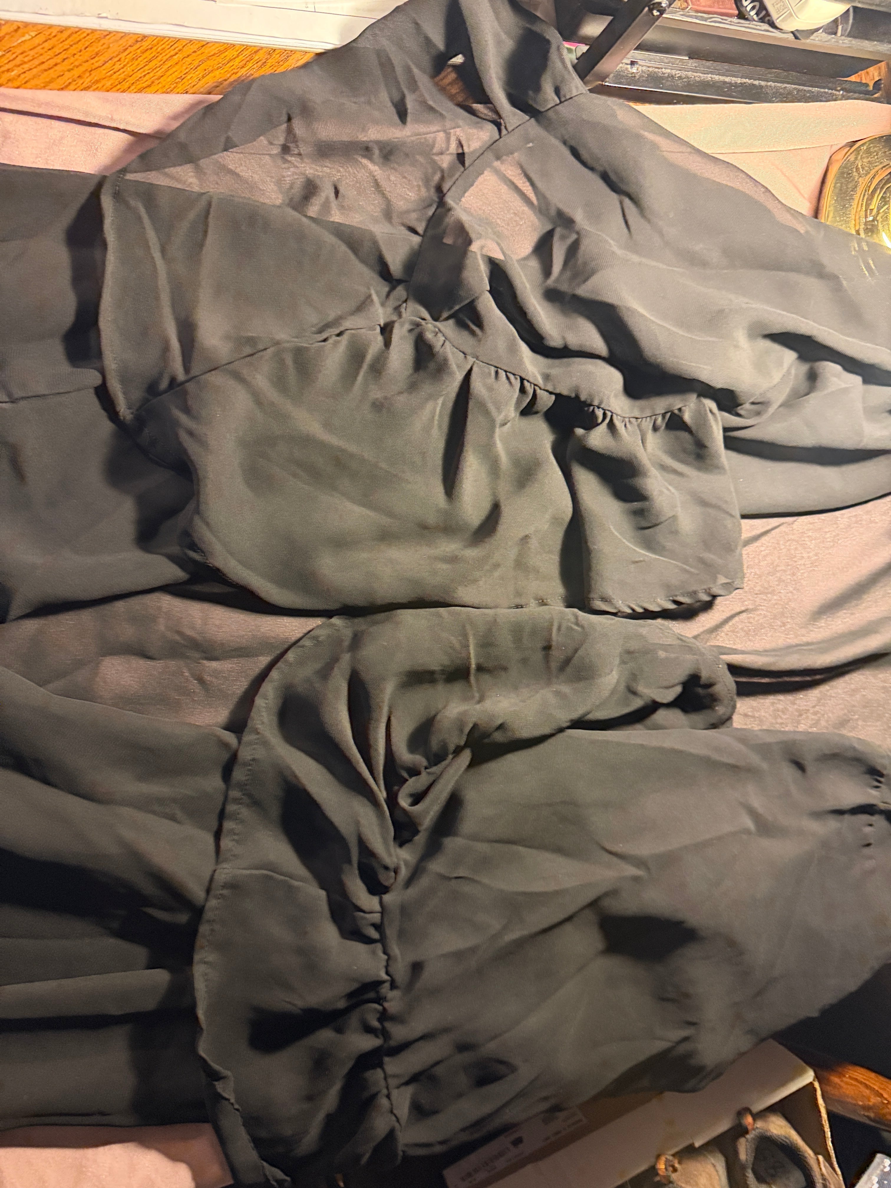 SHEIN Curve Black Maxi Skirt – 4XL