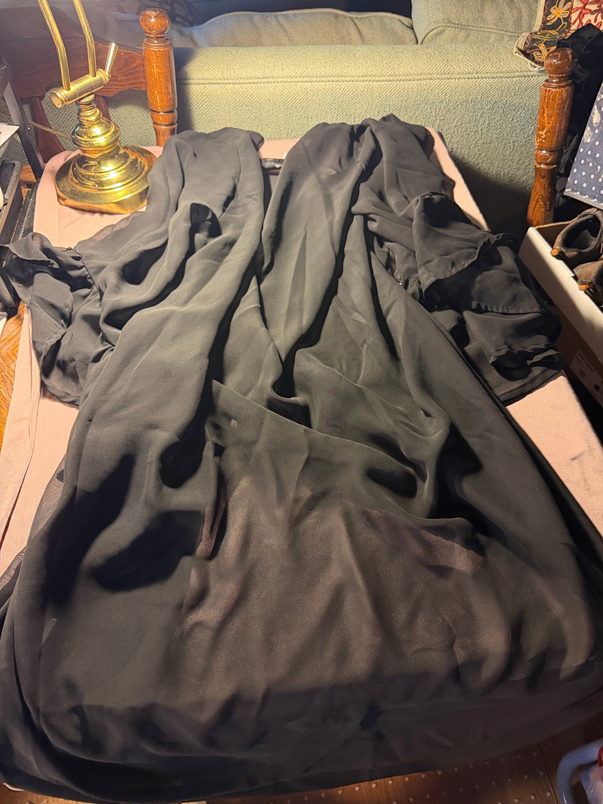Truth NYC Black Maxi Skirt – XL