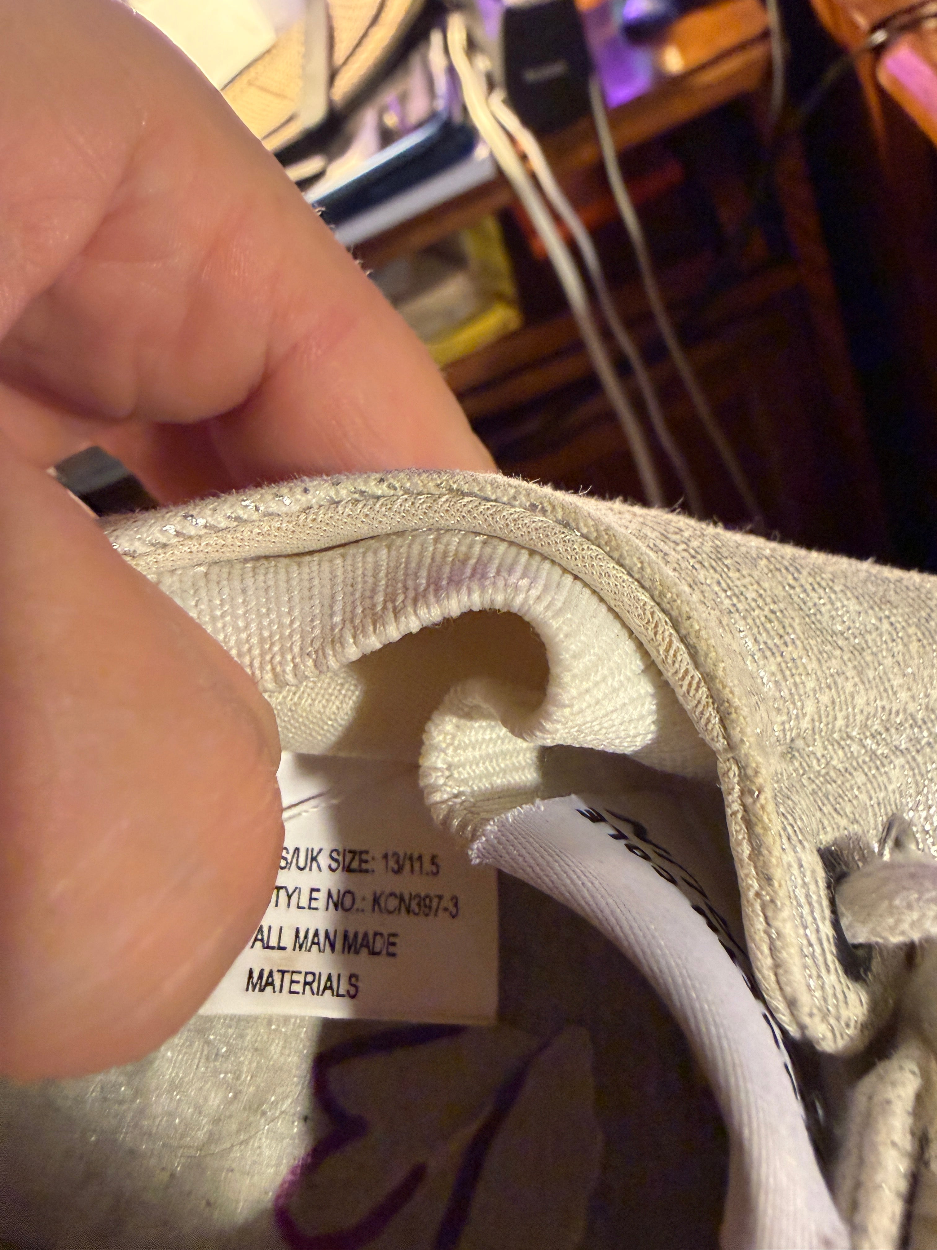 Kenneth Cole Reaction Girls' Glitter Canvas Sneakers