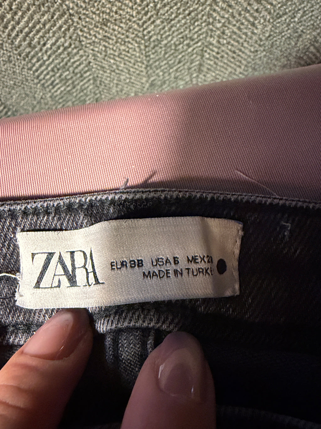 Zara Gray Skinny Jeans – Size 6 (EUR 38)