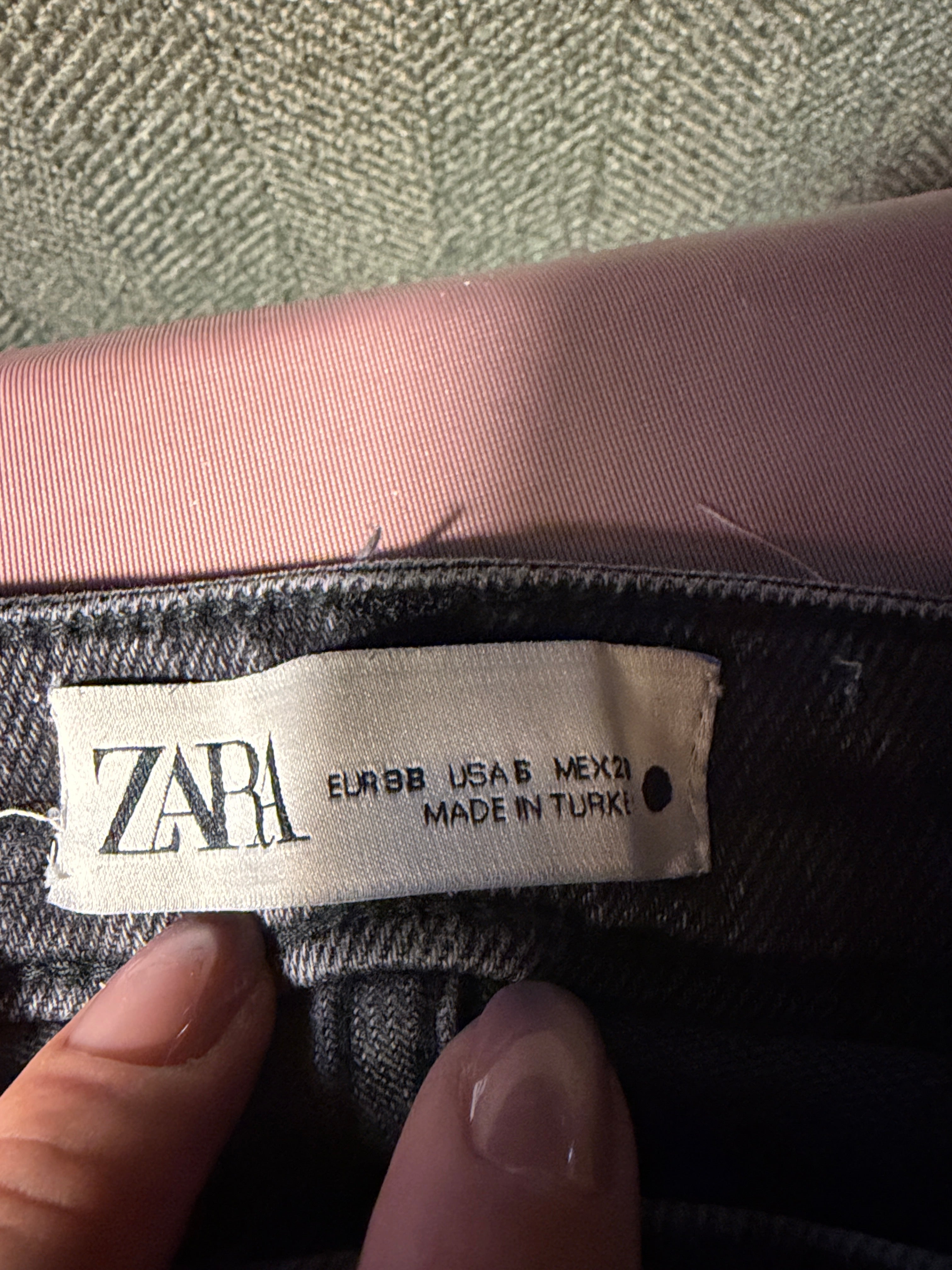 Zara Gray Skinny Jeans – Size 6 (EUR 38)