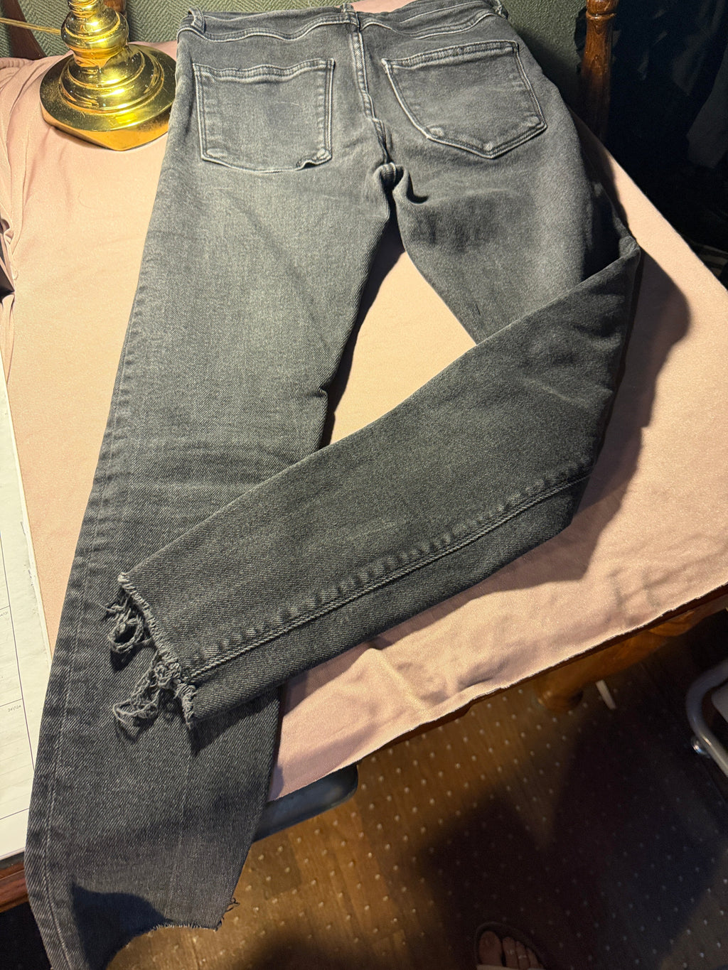 Zara Gray Skinny Jeans – Size 6 (EUR 38)