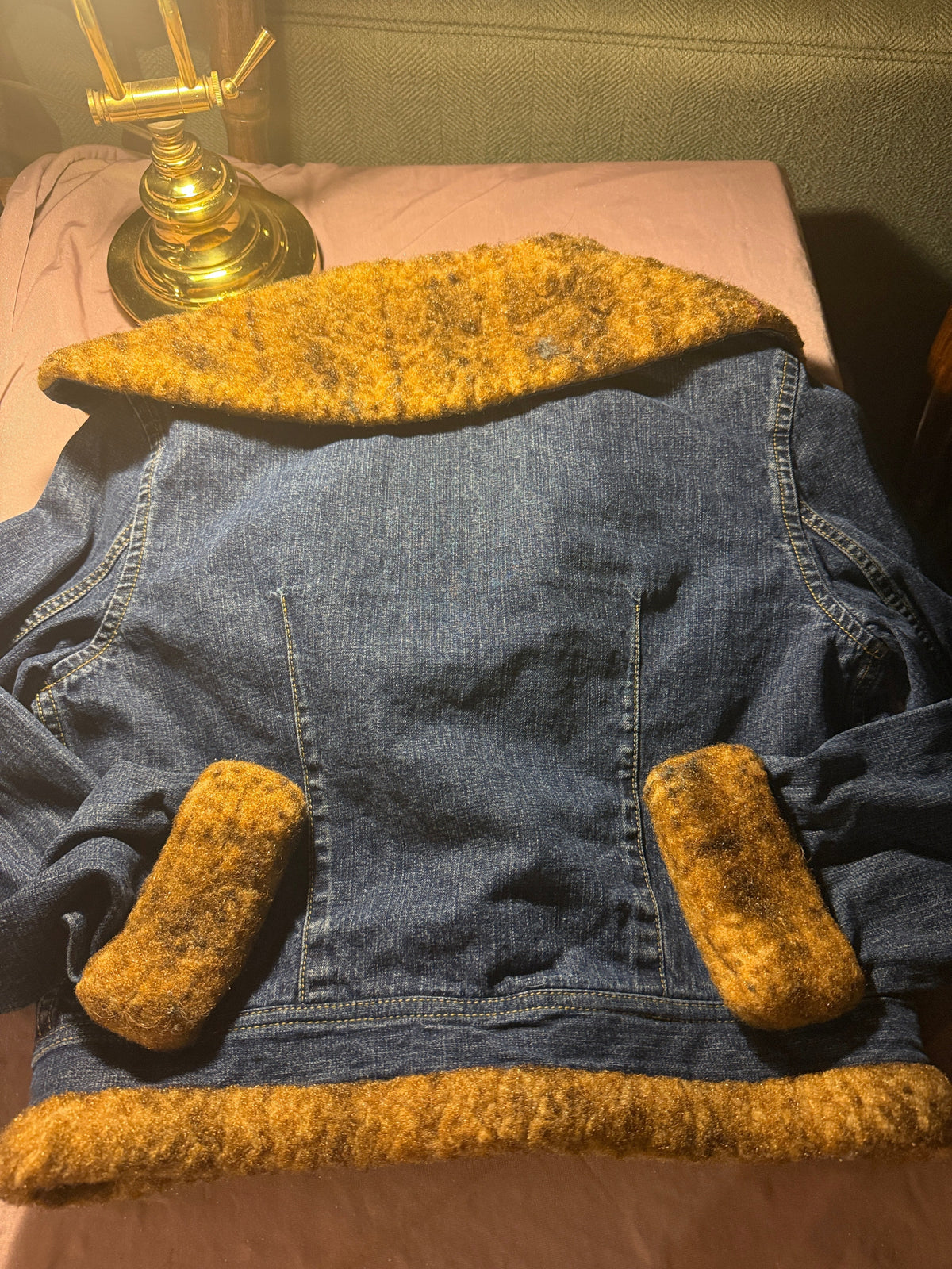 No Boundaries Denim & Sherpa Jacket – Juniors S
