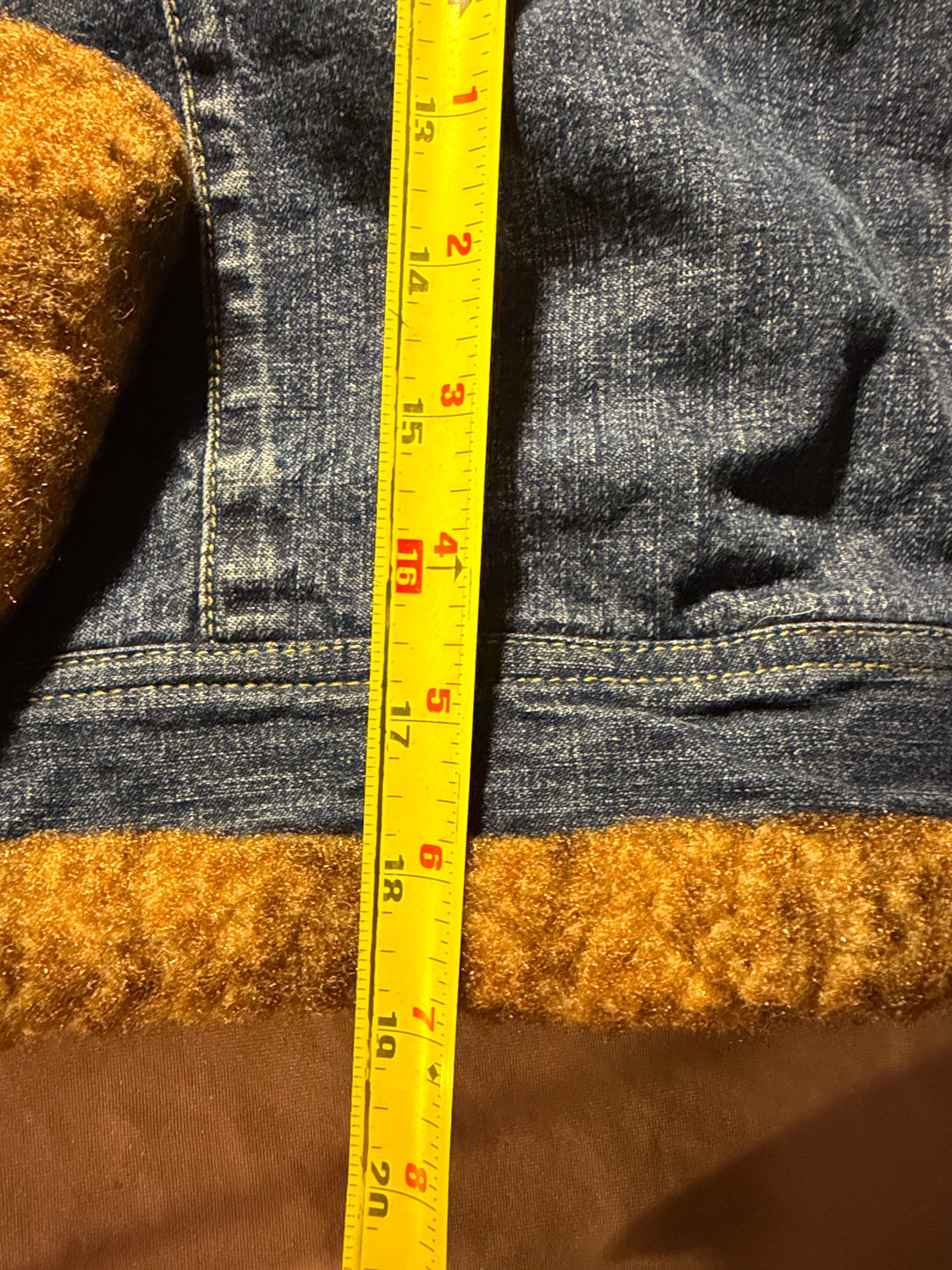 No Boundaries Denim & Sherpa Jacket – Juniors S