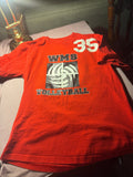 WMS Volleyball #35 Vintage Graphic Tee – Size M