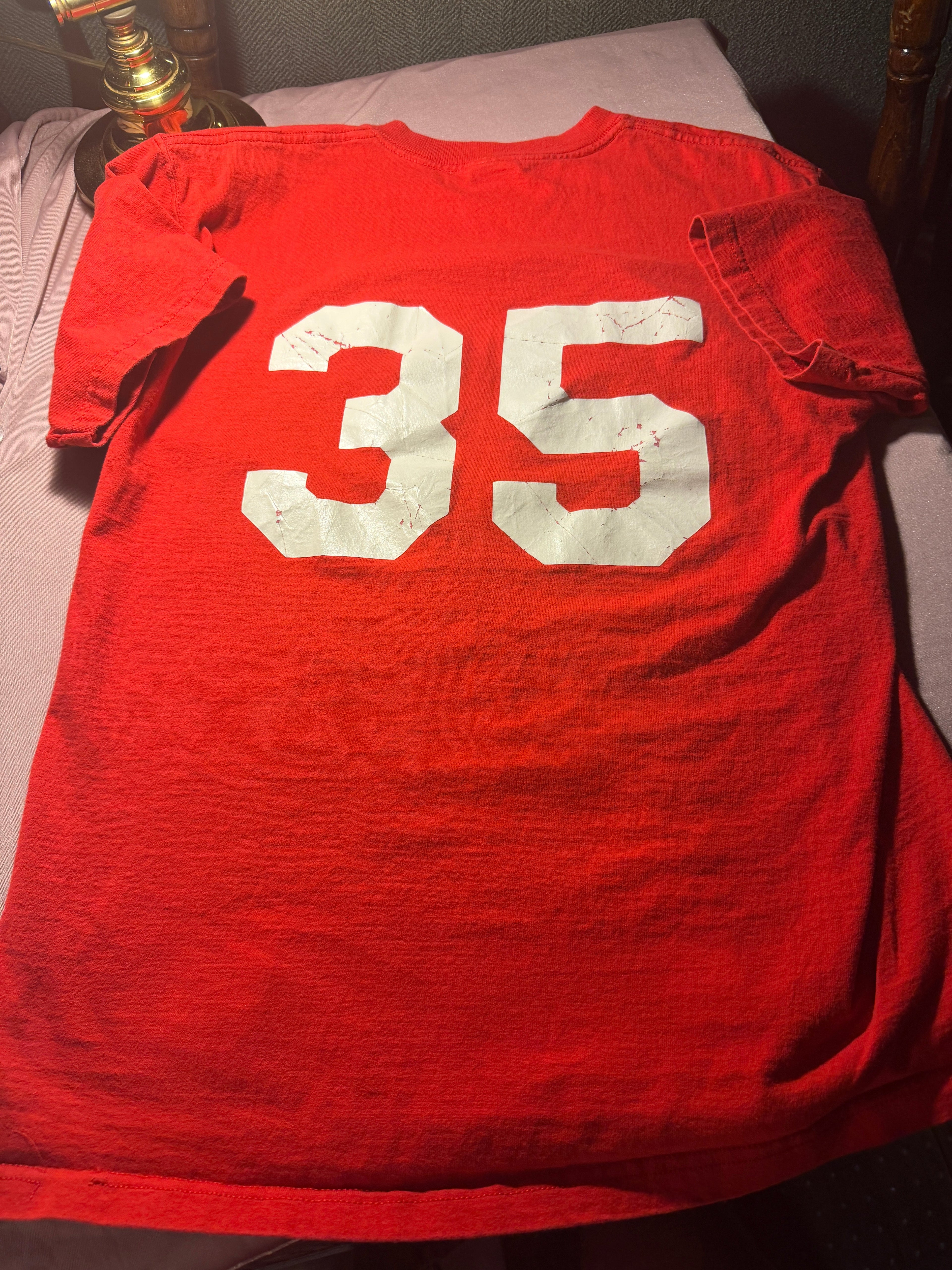WMS Volleyball #35 Vintage Graphic Tee – Size M