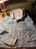 Ci Sono Hooded Denim Jacket – Distressed