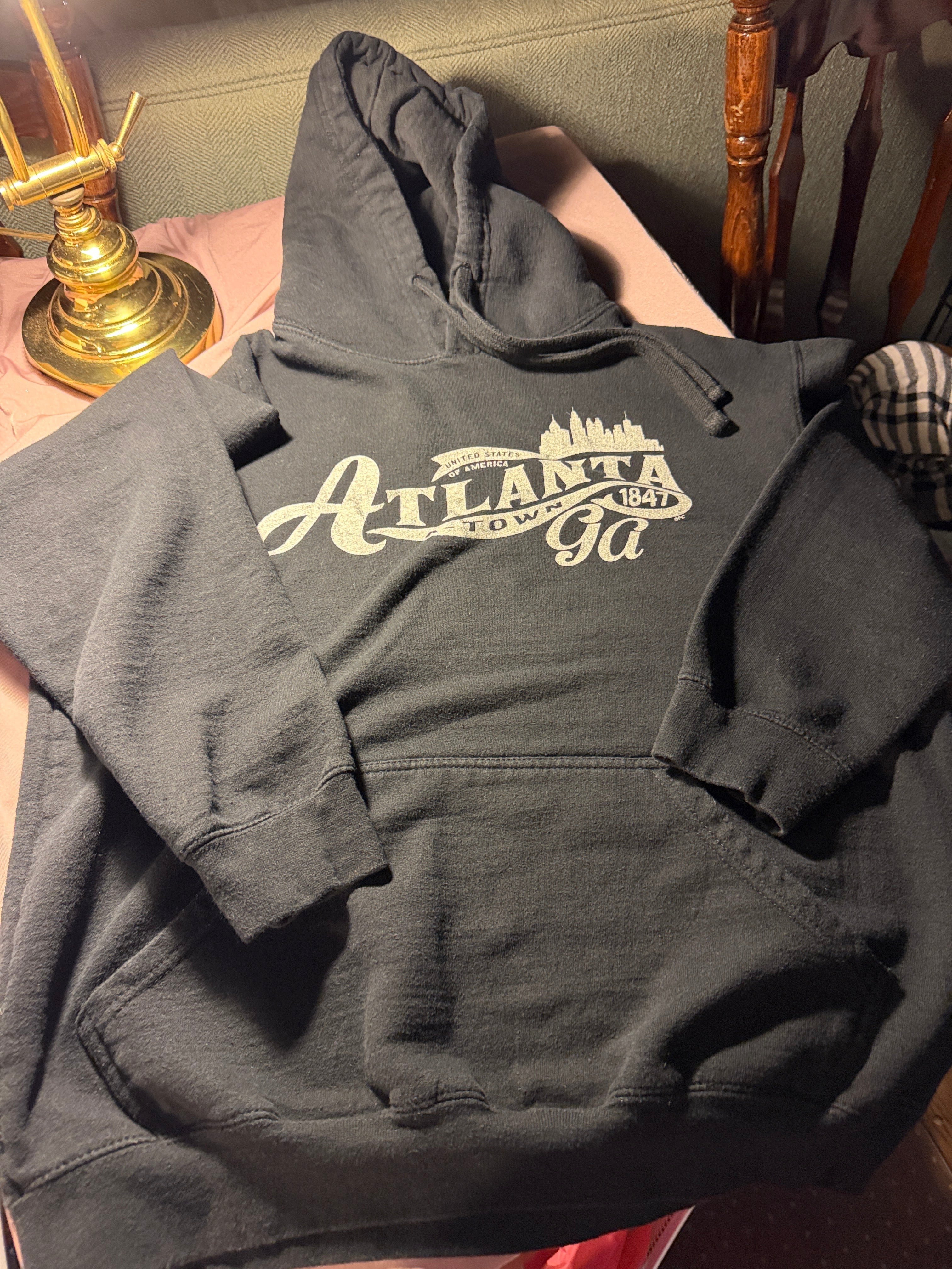 Atlanta GA Town 1847 Graphic Hoodie