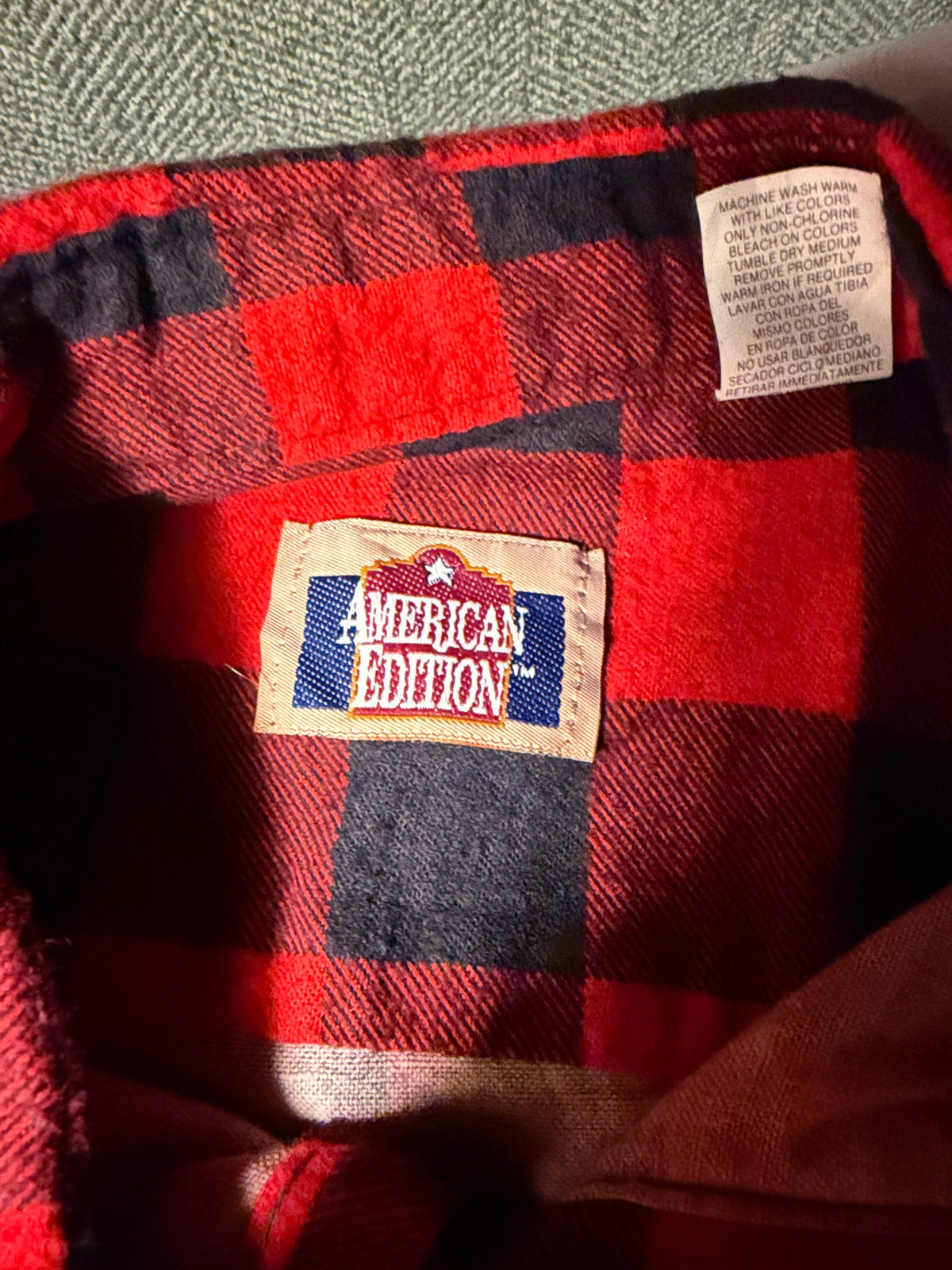 American Edition Buffalo Plaid Flannel Shirt