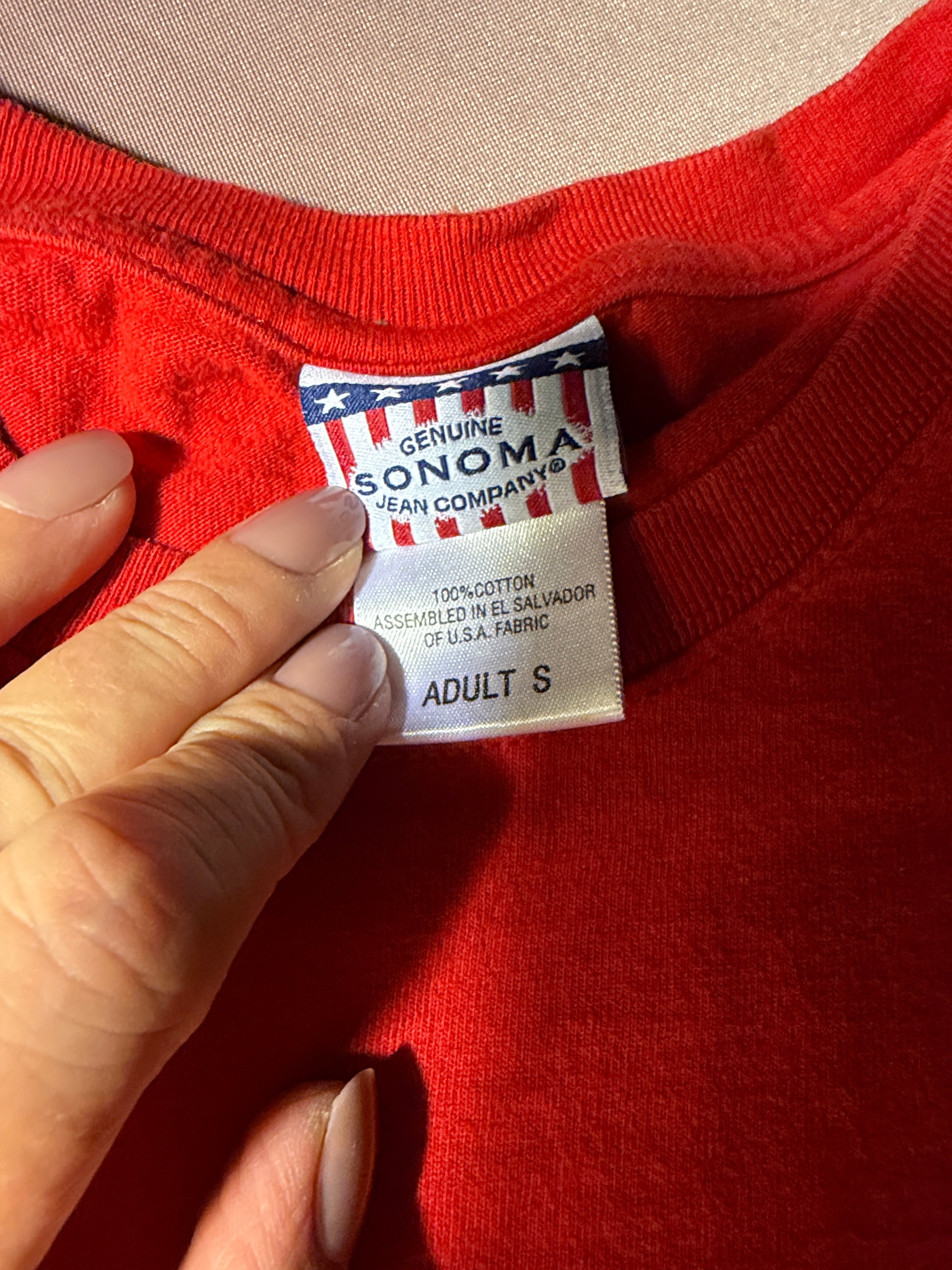 Sonoma Jean Company "Dude, It's About Freedom!" Muscle Tee - Size Small