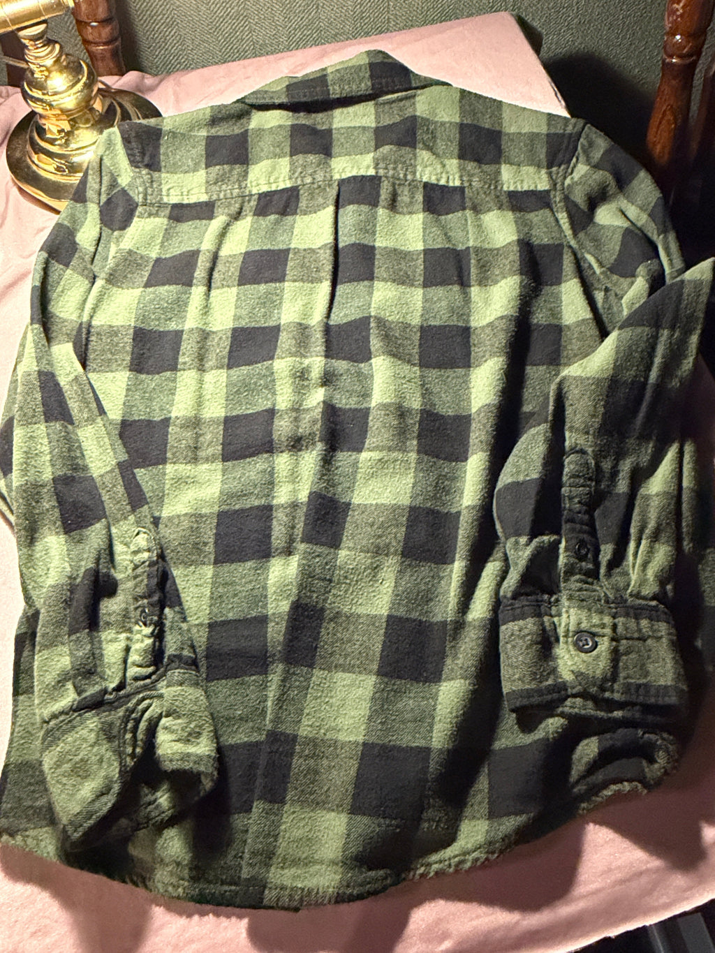 Wonder Nation Buffalo Plaid Flannel Shirt - Kids XL (14-16)