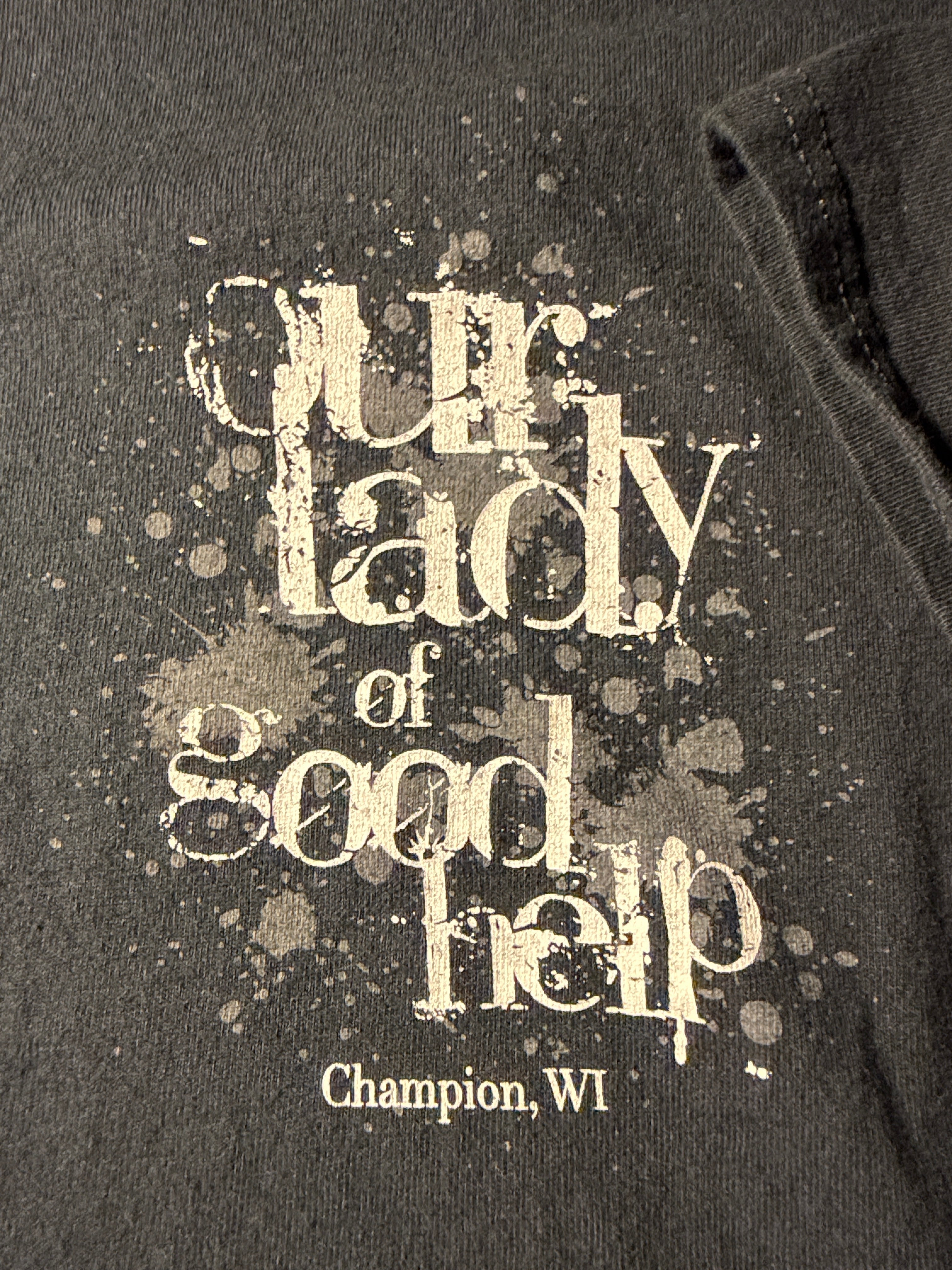 Our Lady of Good Help Graphic Tee – Champion, WI