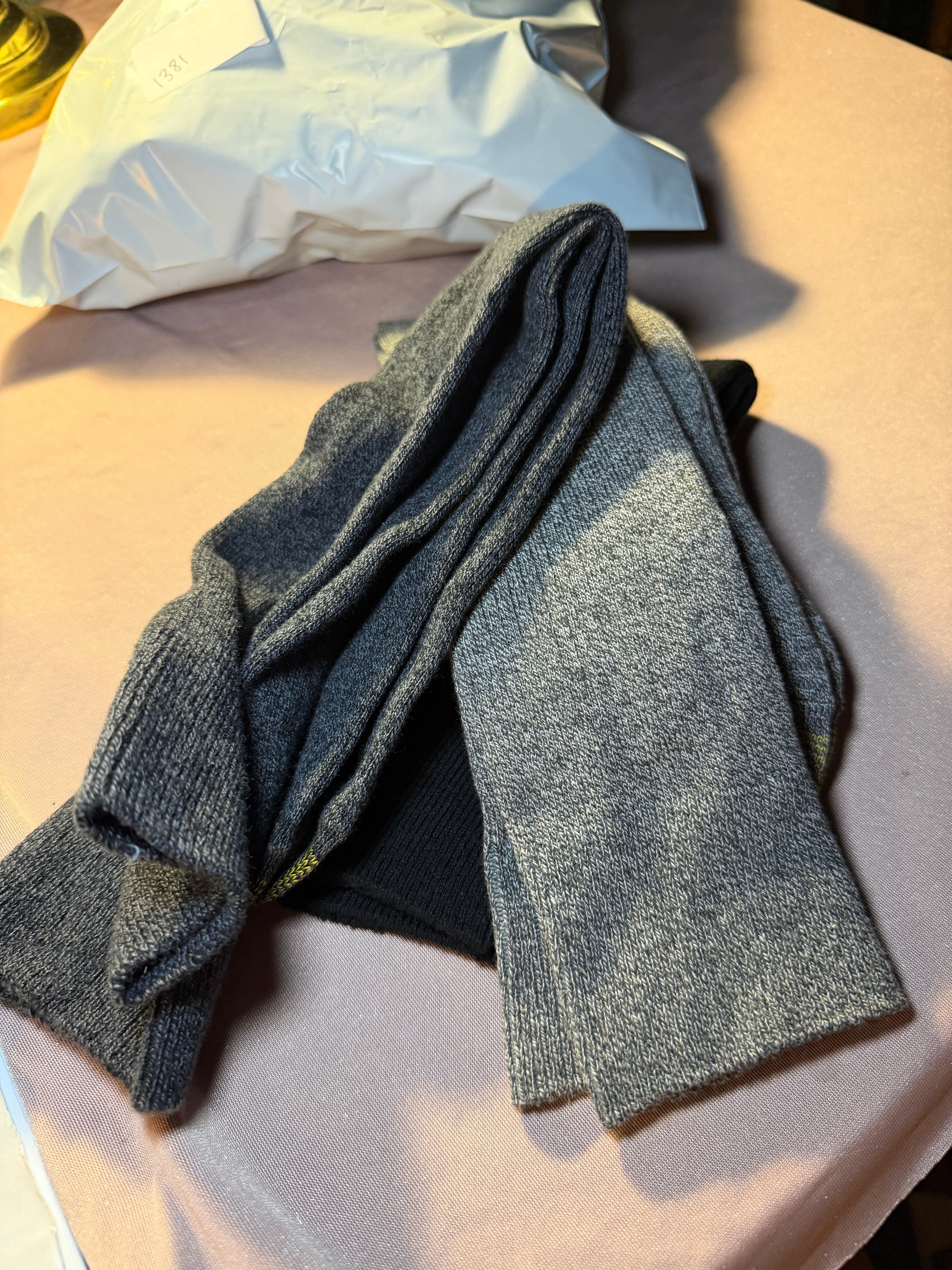 Preloved Athletic Crew Socks Bundle – 3 Pairs, Size Large