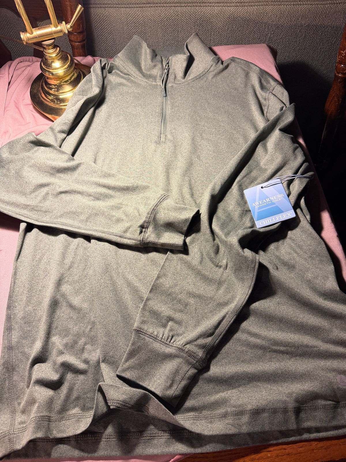 Awearness Kenneth Cole Chillflex™ Quarter-Zip Pullover – Size Small, NWT