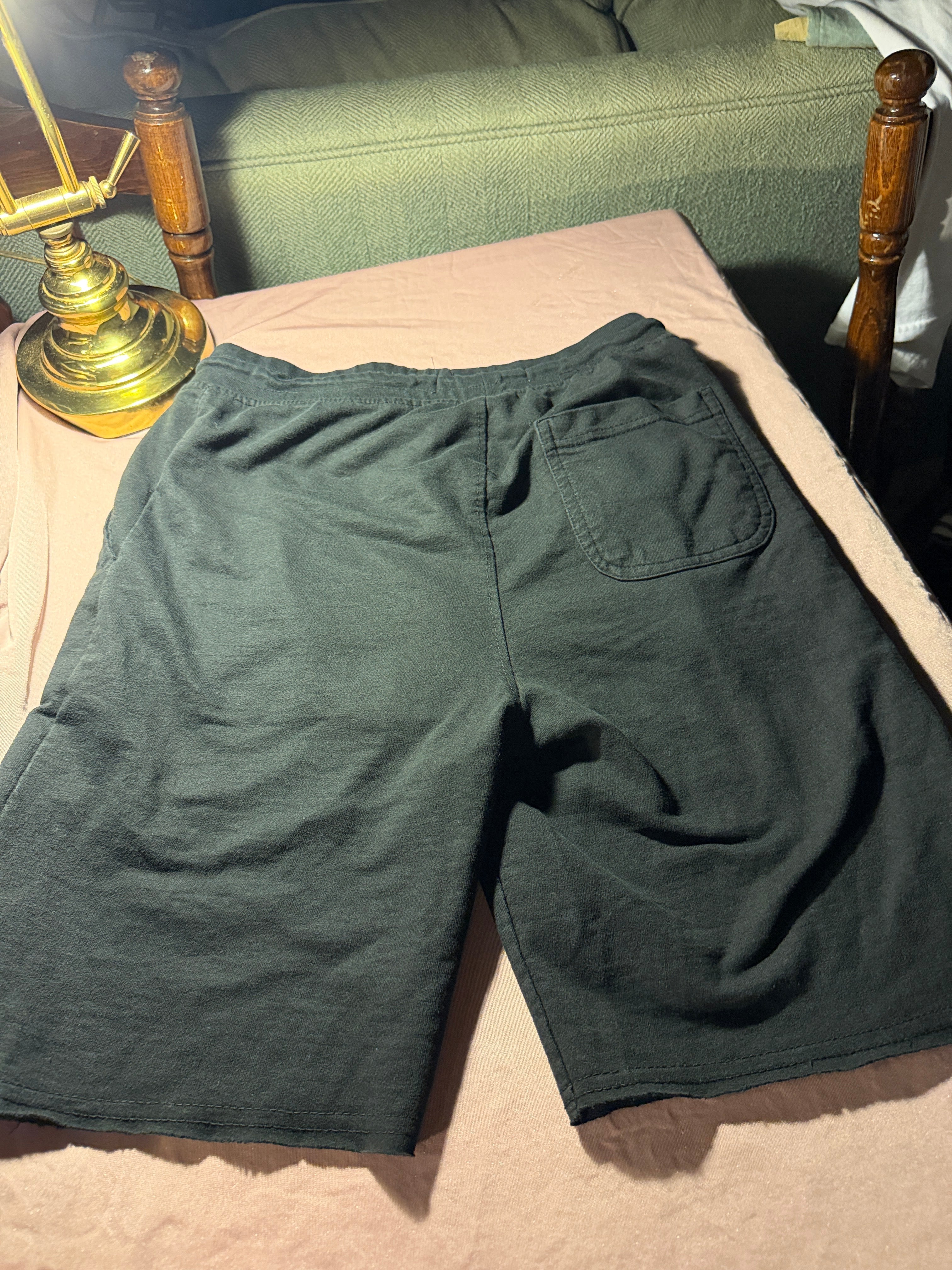 Evolution in Design Dark Green Fleece Shorts