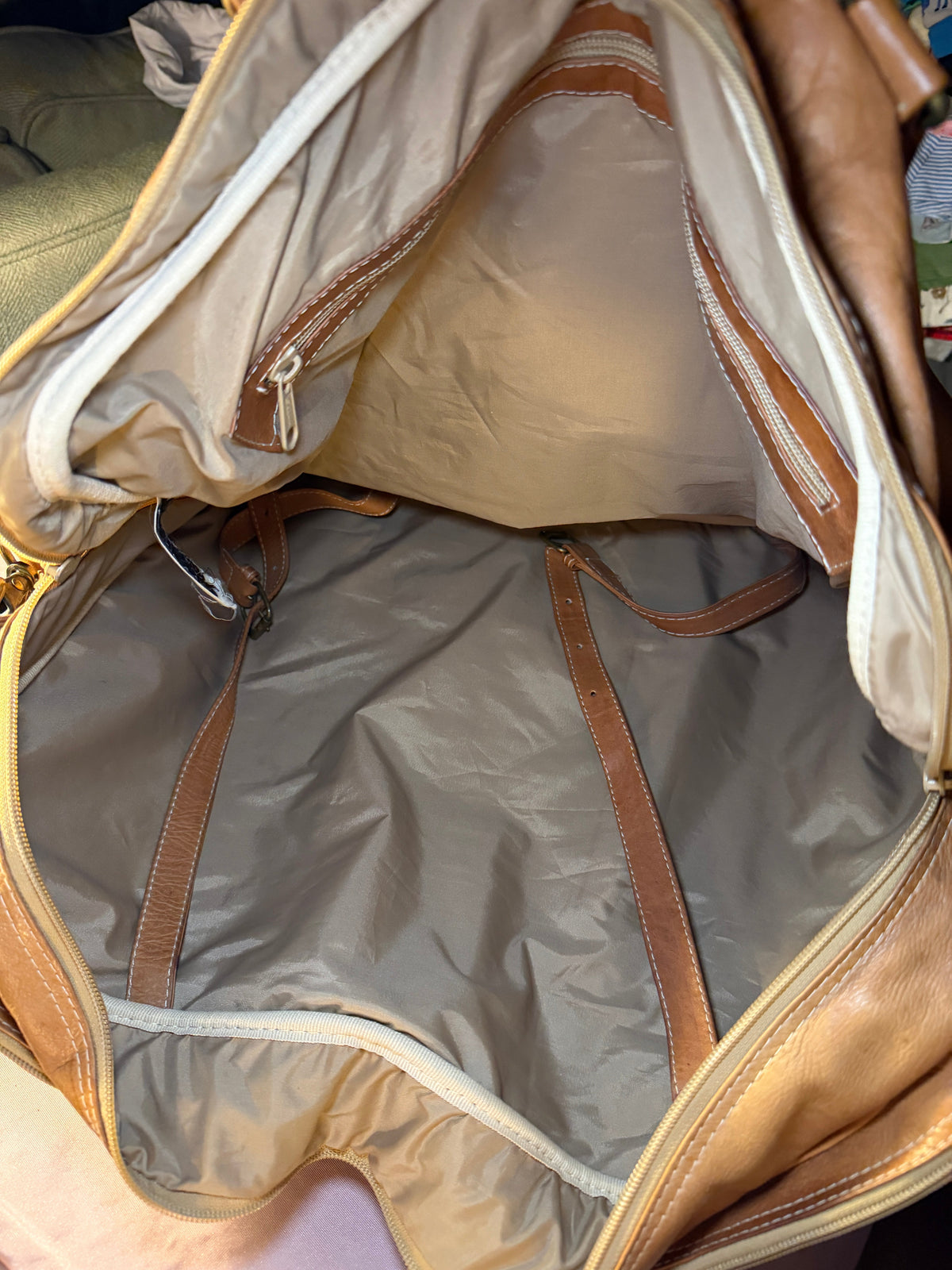 Colombian Bags Co. Handcrafted Leather Weekender Bag