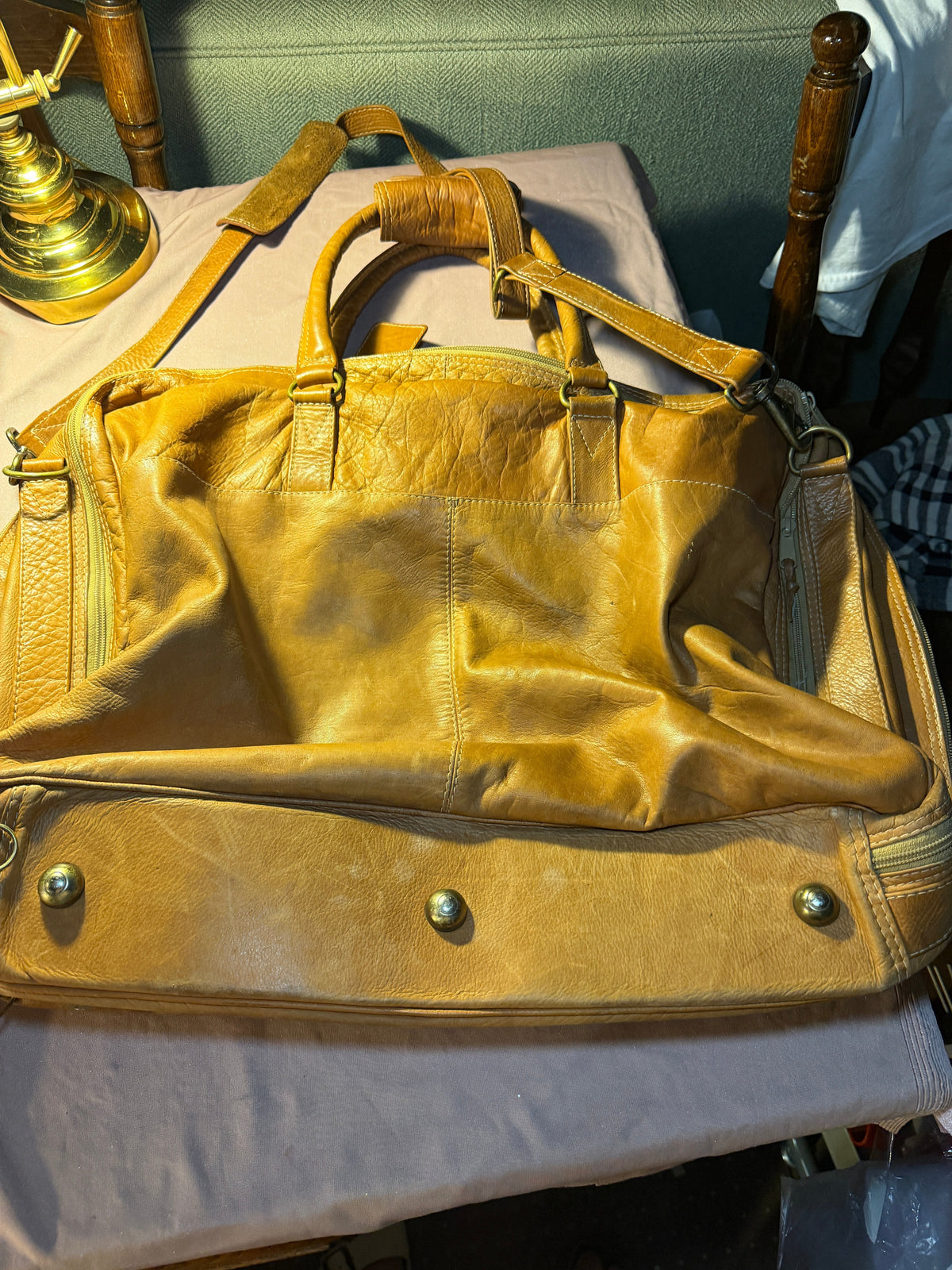 Colombian Bags Co. Handcrafted Leather Weekender Bag