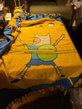 Adventure Time Finn & Jake Fleece Tie Throw Blanket