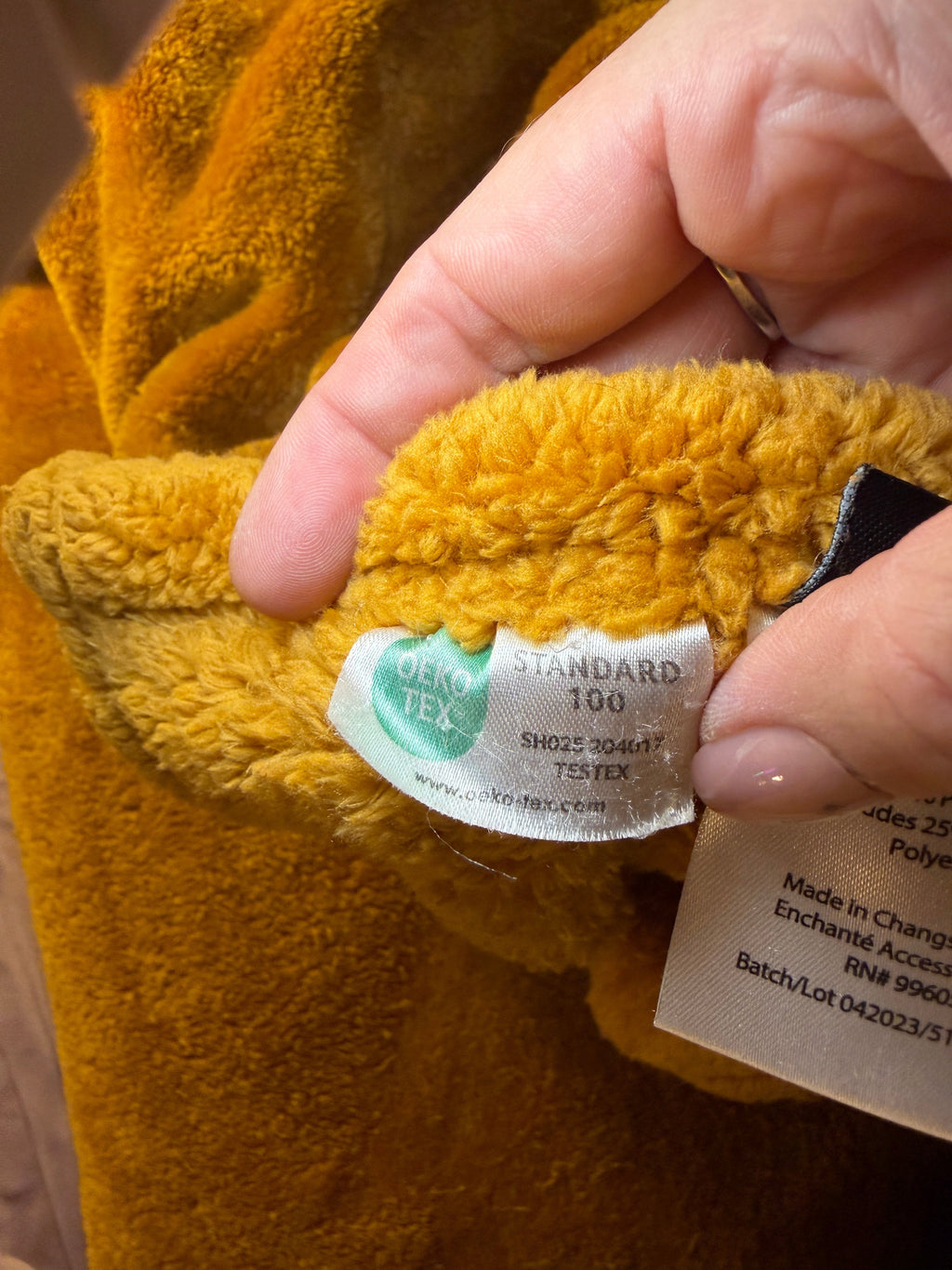 Dwell Studio Mustard Yellow Plush Throw Blanket