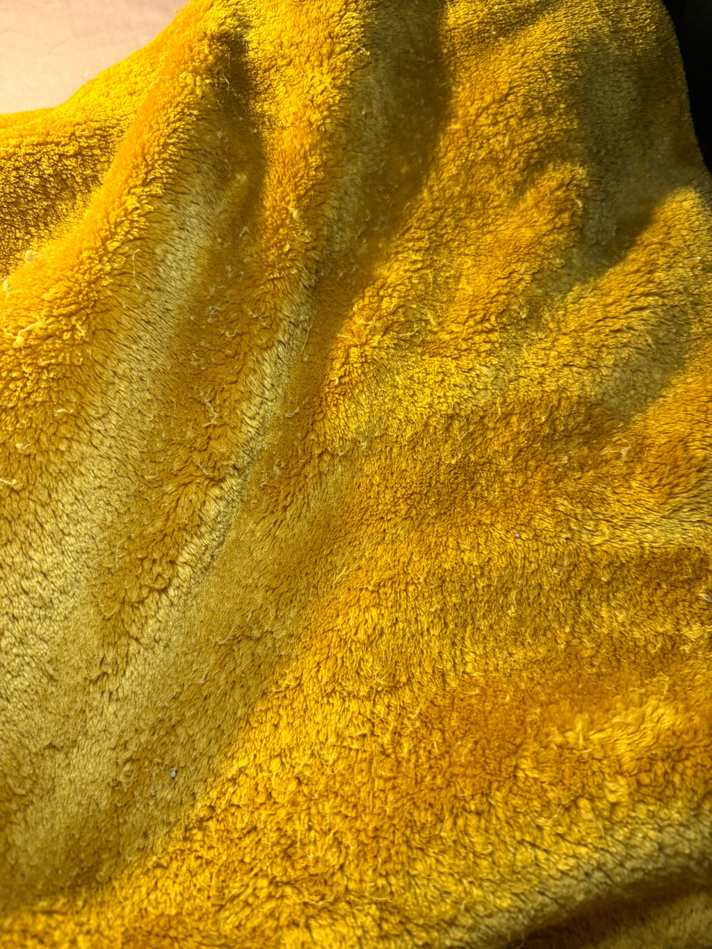 Dwell Studio Mustard Yellow Plush Throw Blanket