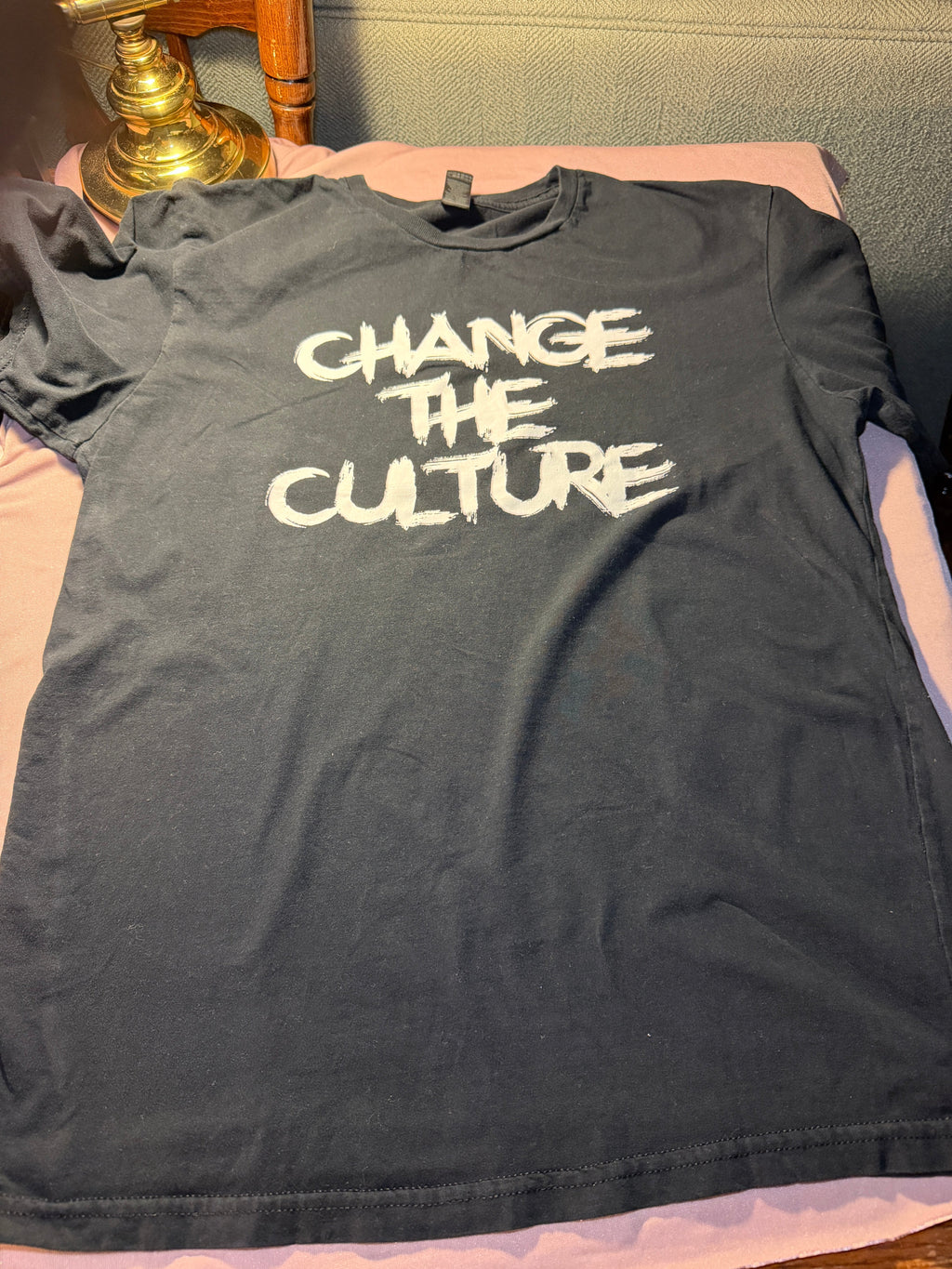 Change The Culture Graphic Tee – Gildan Softstyle 980 (Medium)