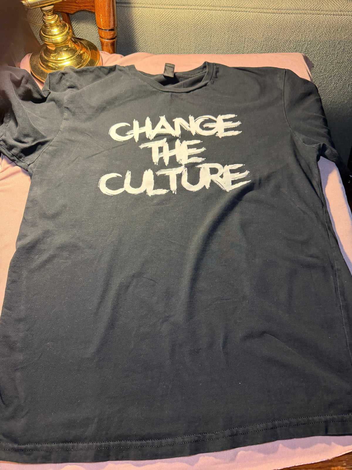 Change The Culture Graphic Tee – Gildan Softstyle 980 (Medium)