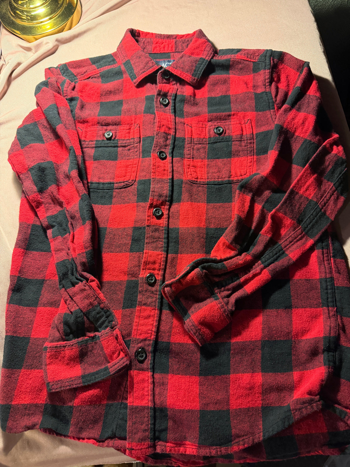 The Children's Place Buffalo Plaid Flannel Shirt