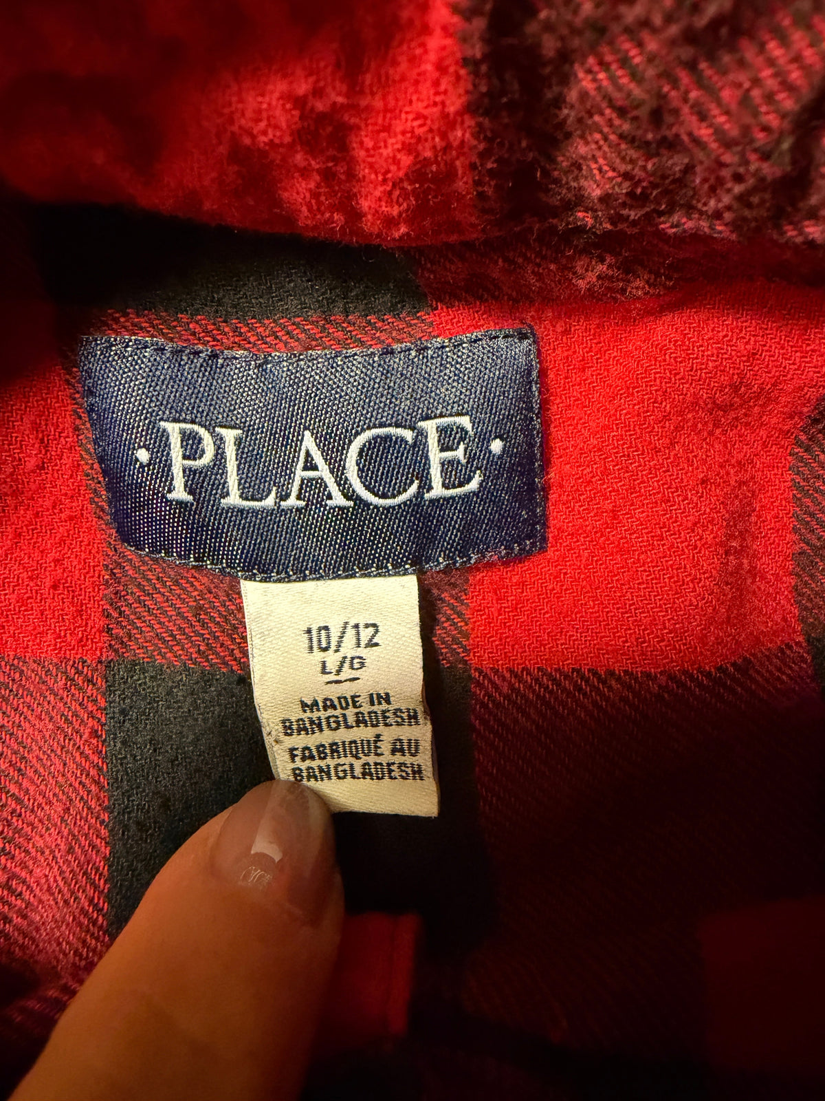 The Children's Place Buffalo Plaid Flannel Shirt
