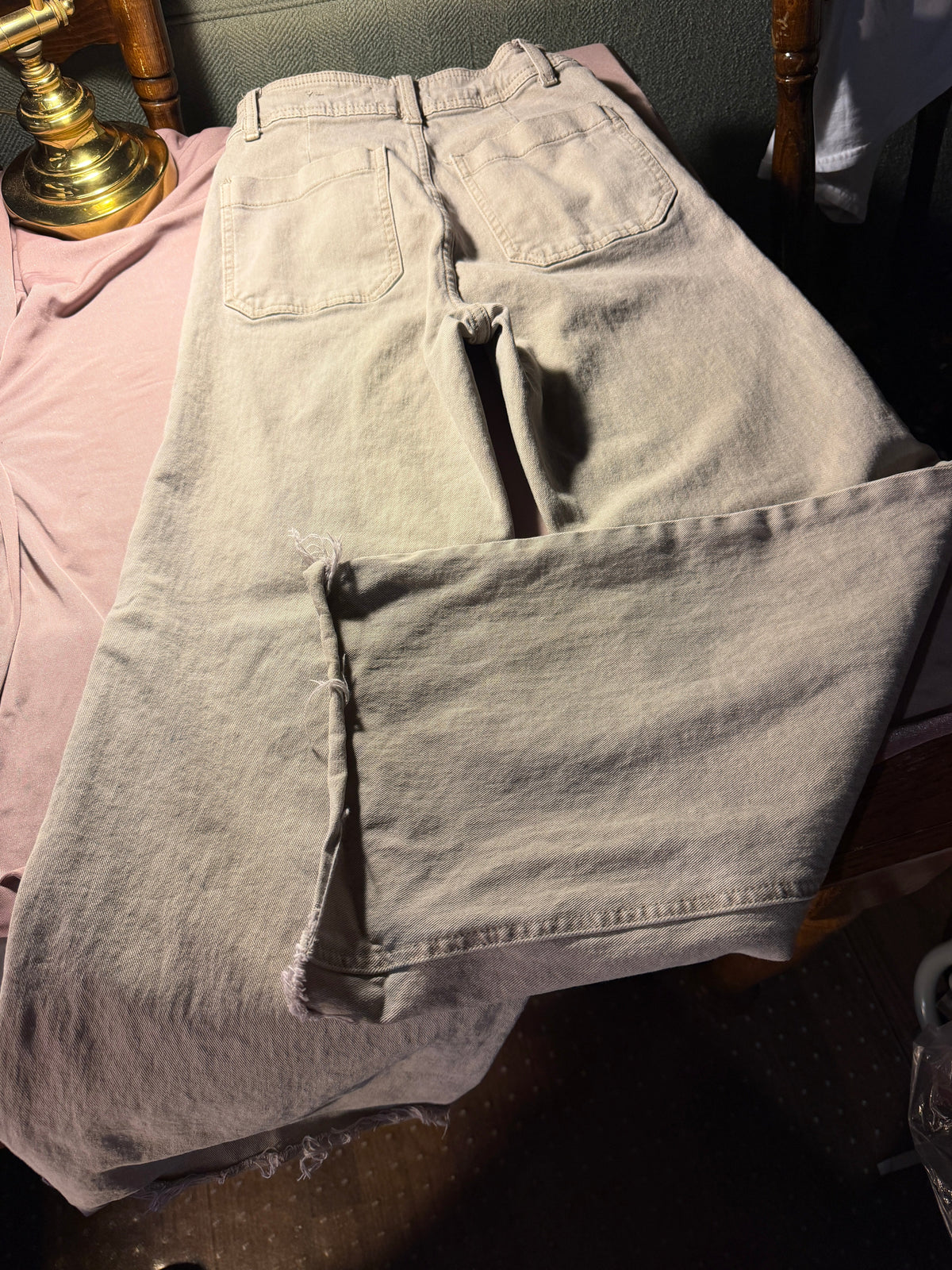 Oraije Paris Light Wash Wide Leg Jeans