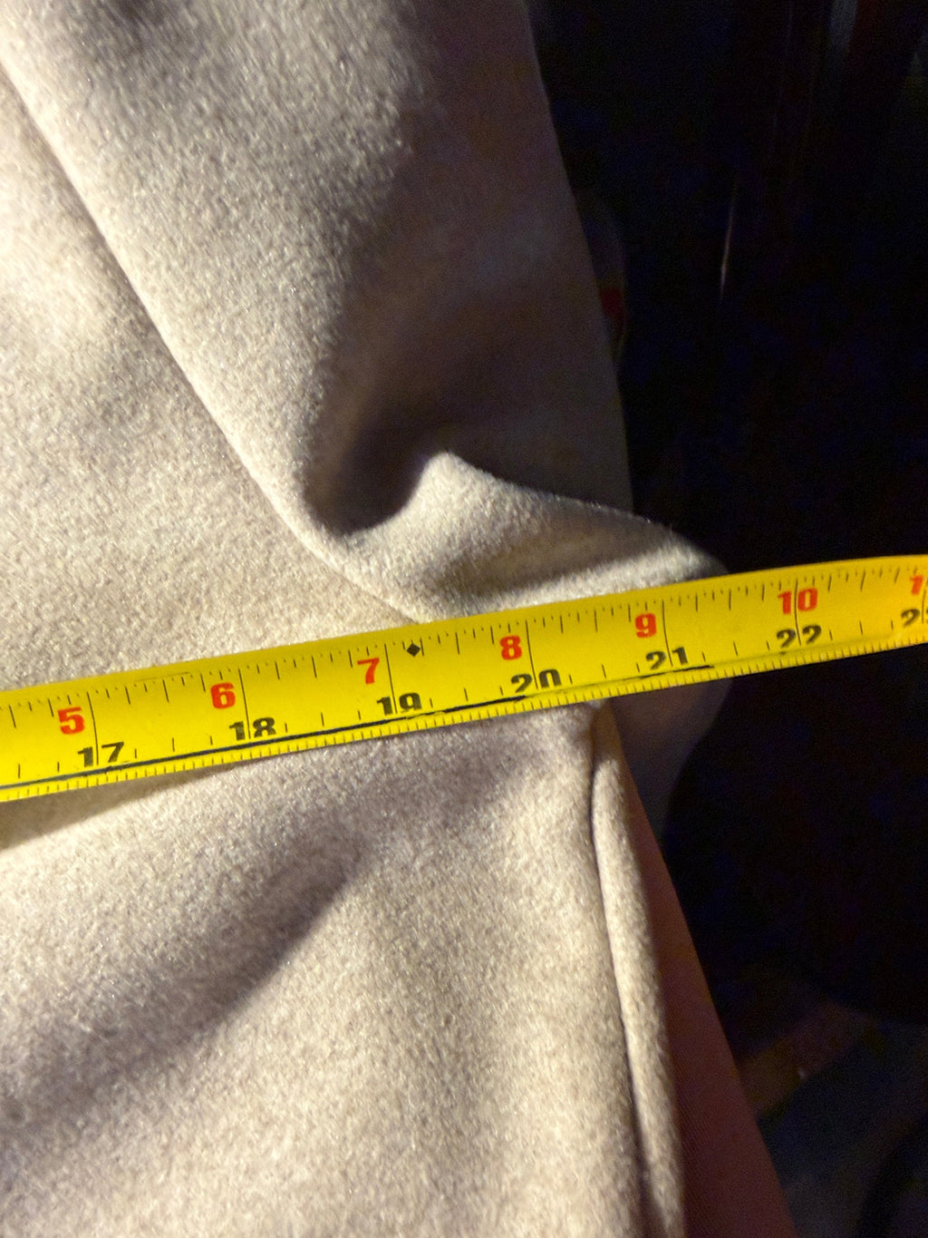 Zara Cream Open-Front Wool-Blend Coat – Size L