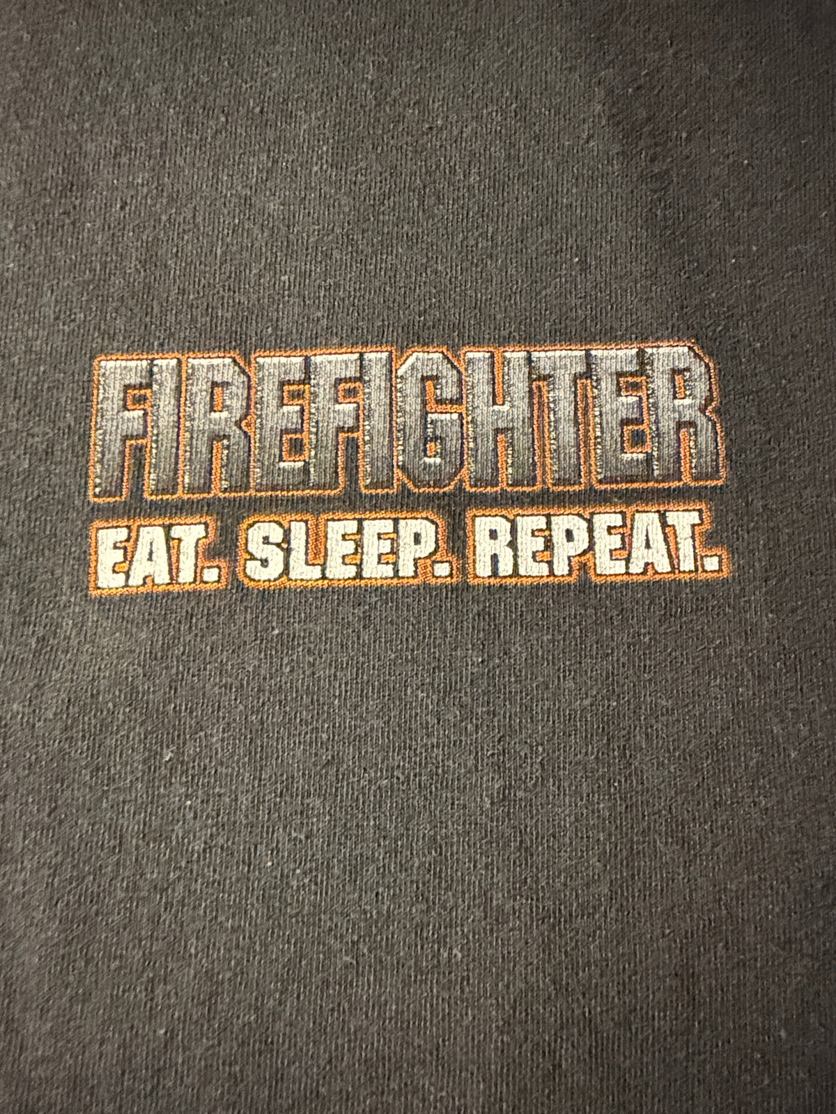Firefighter Rescue Eat. Sleep. Repeat. Graphic Tee