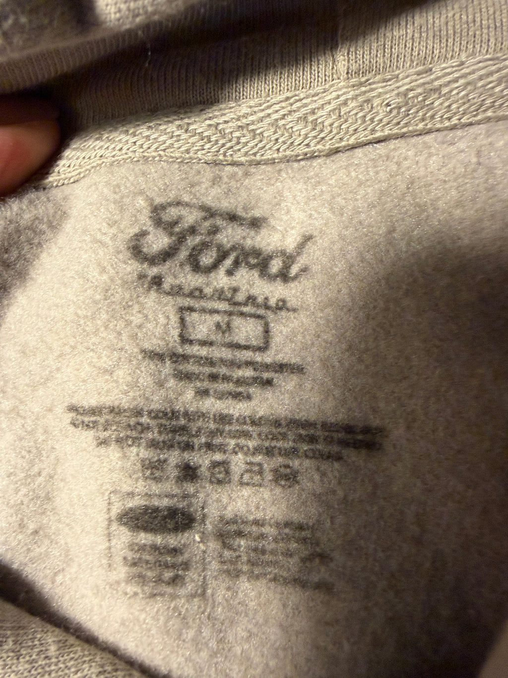 Ford Bronco Vintage Ad Graphic Hoodie (Medium)